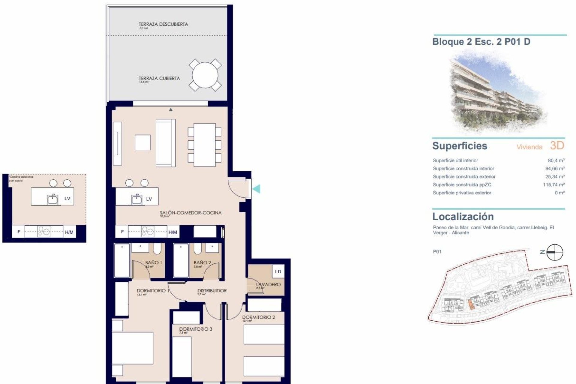 New Build - Apartman - Denia - Playa de La Almadraba