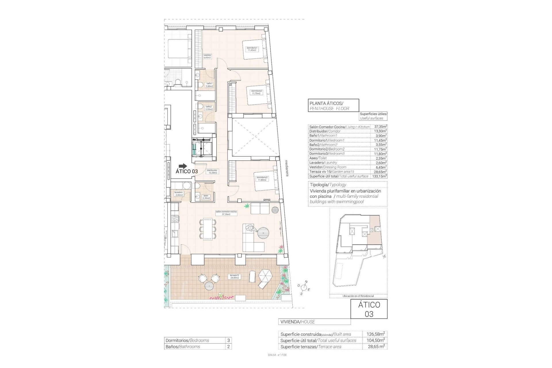 New Build - Apartman - Hondón de las Nieves - Pueblo