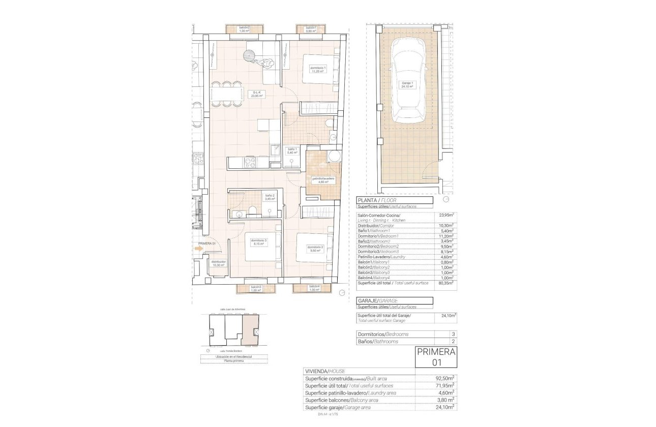 New Build - Apartman - Hondón de las Nieves - Pueblo