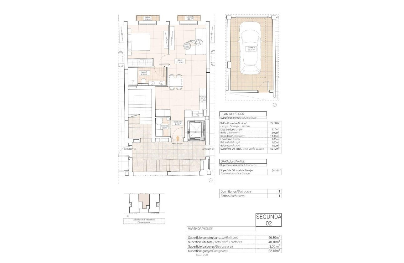 New Build - Apartman - Hondón de las Nieves