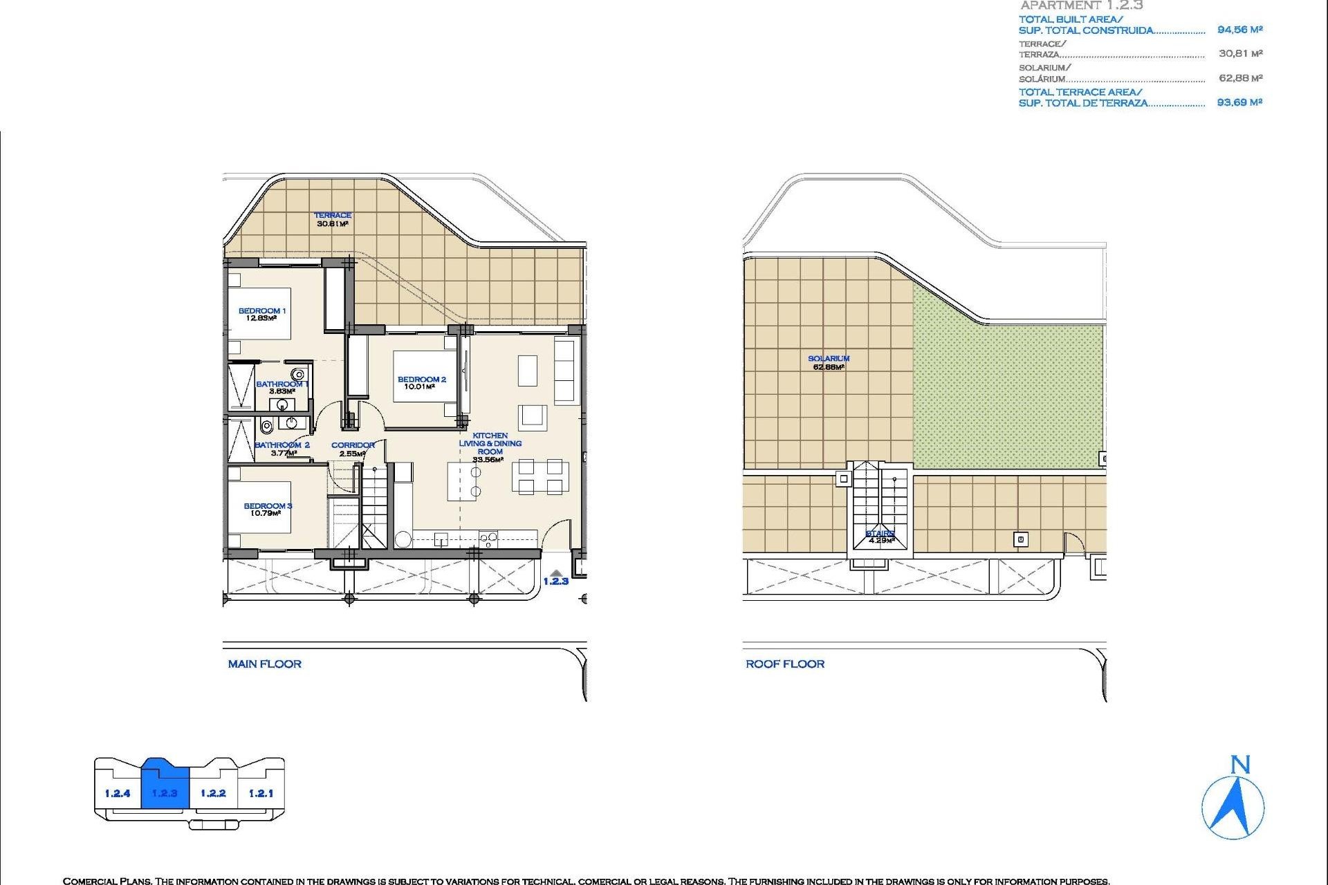 New Build - Apartman - Los Alcázares - Serena Golf