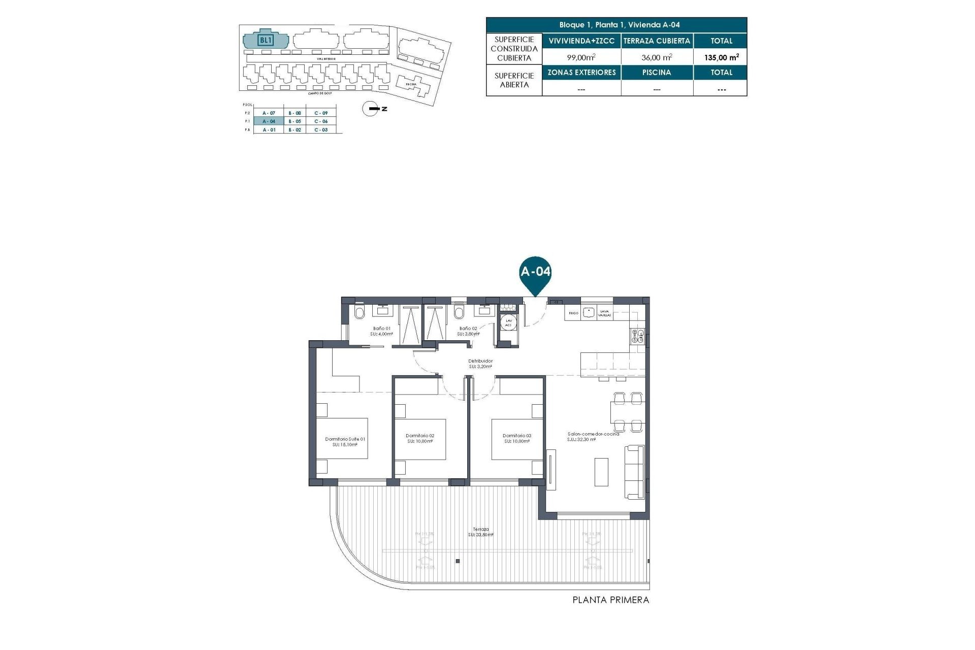New Build - Apartman - Los Alcázares - Serena Golf
