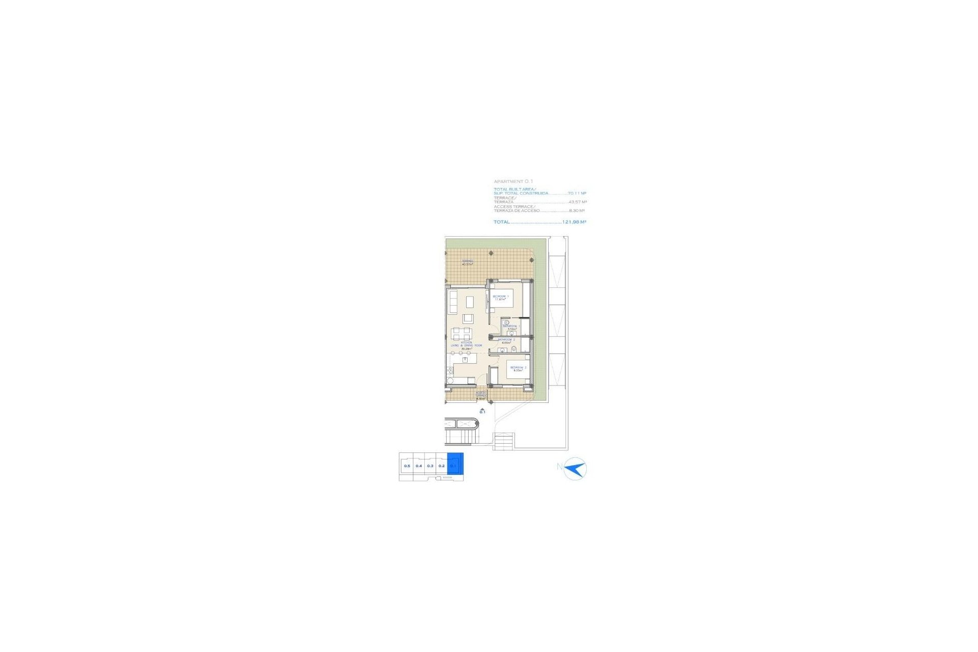 New Build - Apartman - Los Alcázares - Serena Golf