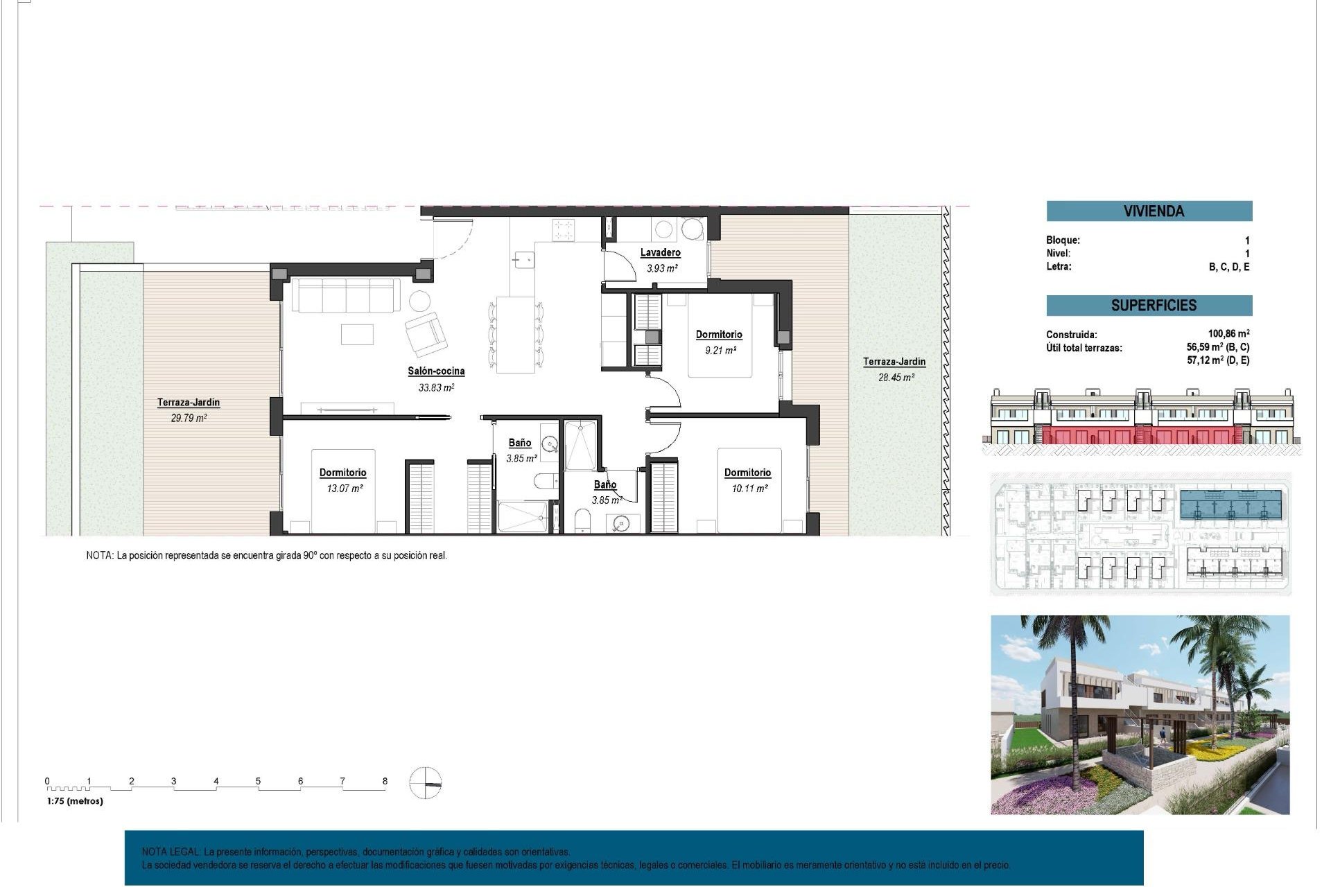 New Build - Apartman - Los Alcázares - Serena Golf