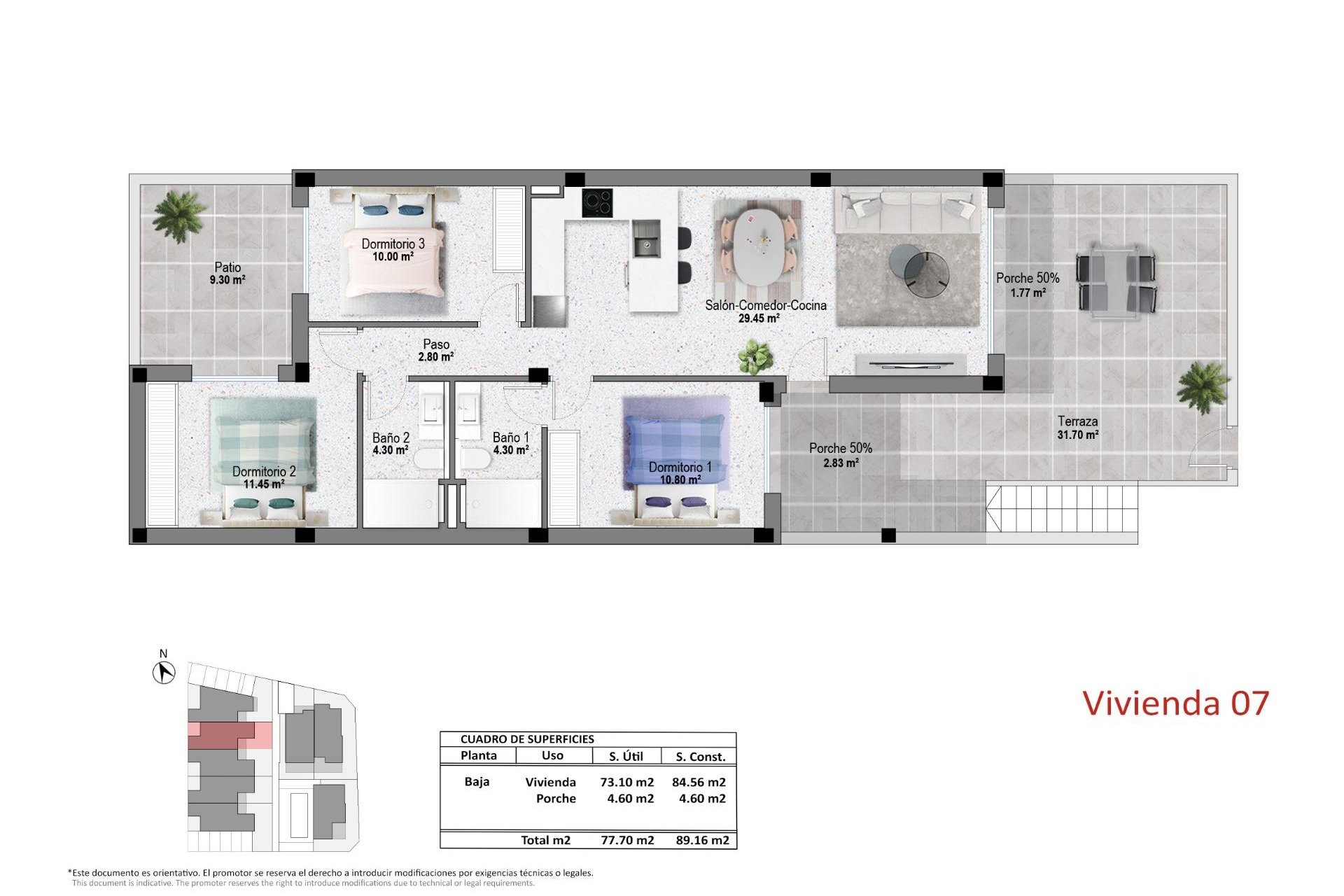 New Build - Apartman - Pilar de la Horadada - pueblo