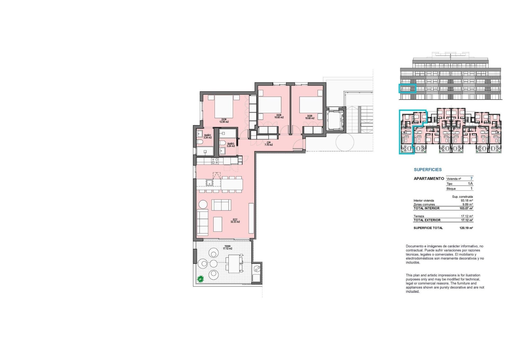 New Build - Apartman - Torre Pacheco