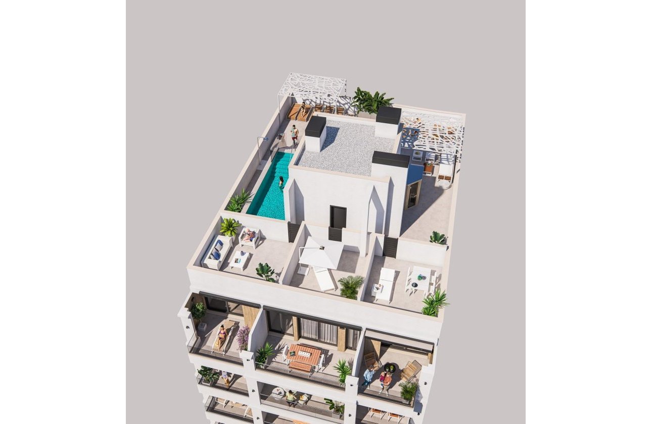 New Build - Apartman - Torrevieja - Playa de El Cura