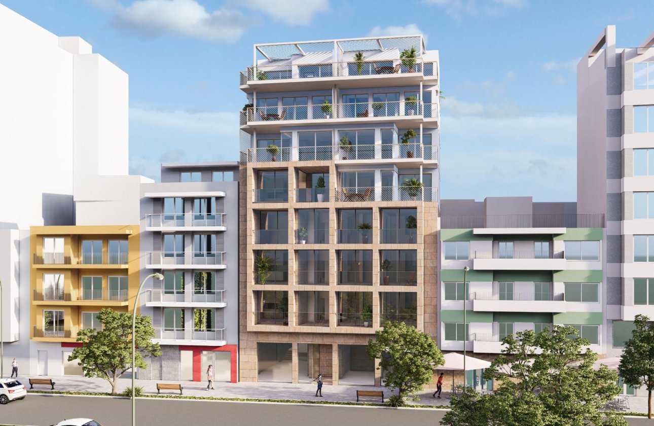 New Build - Apartman - Villajoyosa - Pueblo