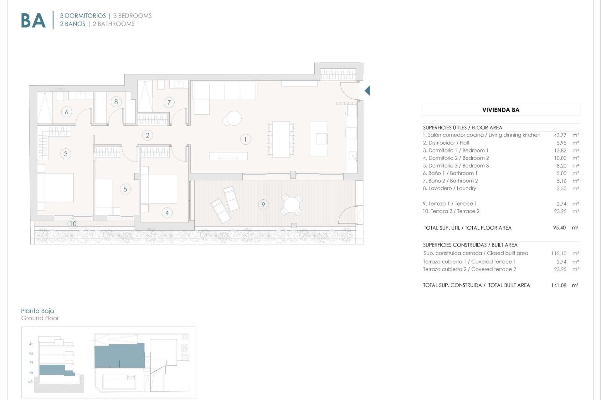 New Build - Apartment  - Benijofar - Pueblo