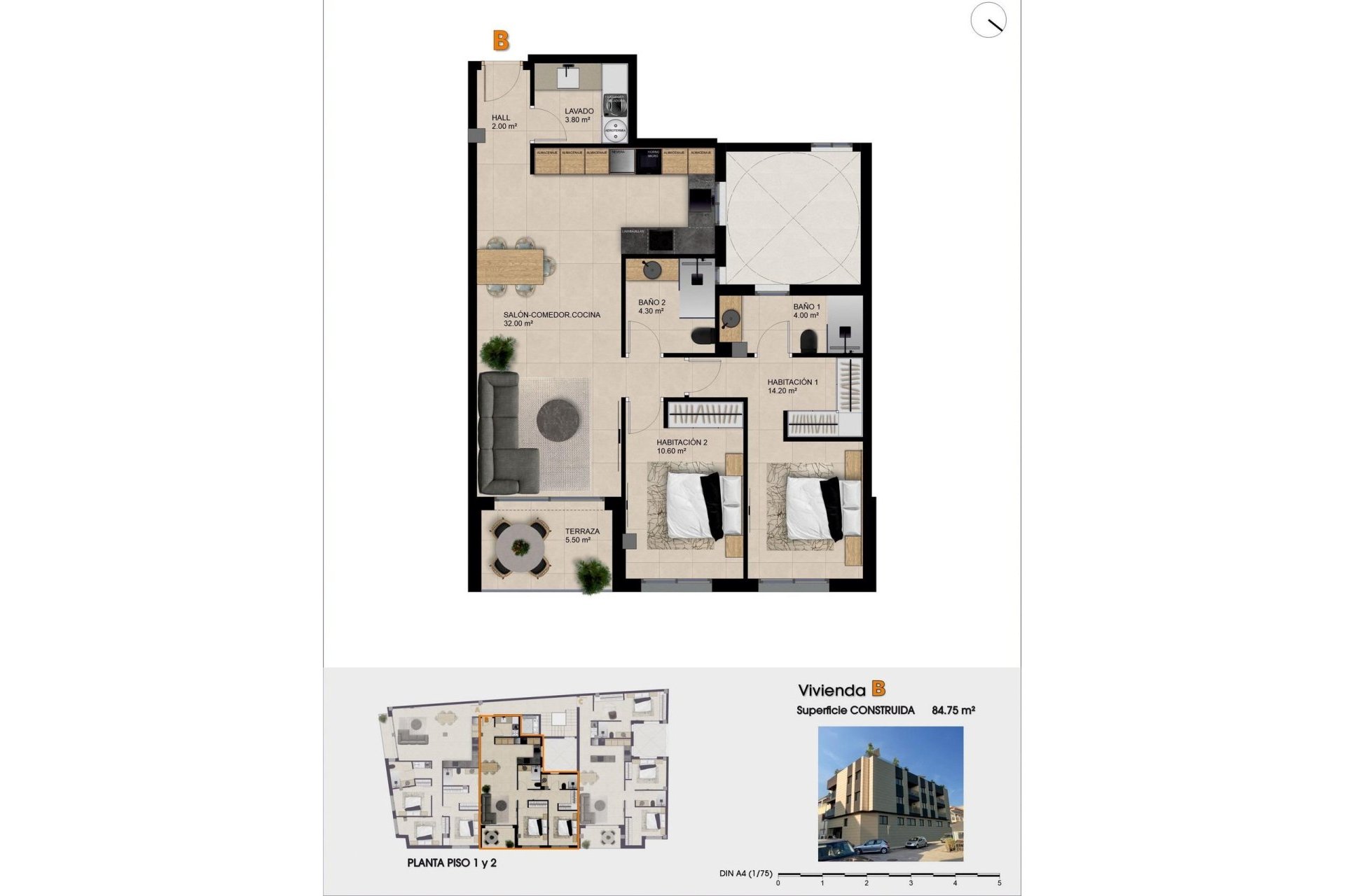 New Build - Apartment  - Catral - pueblo