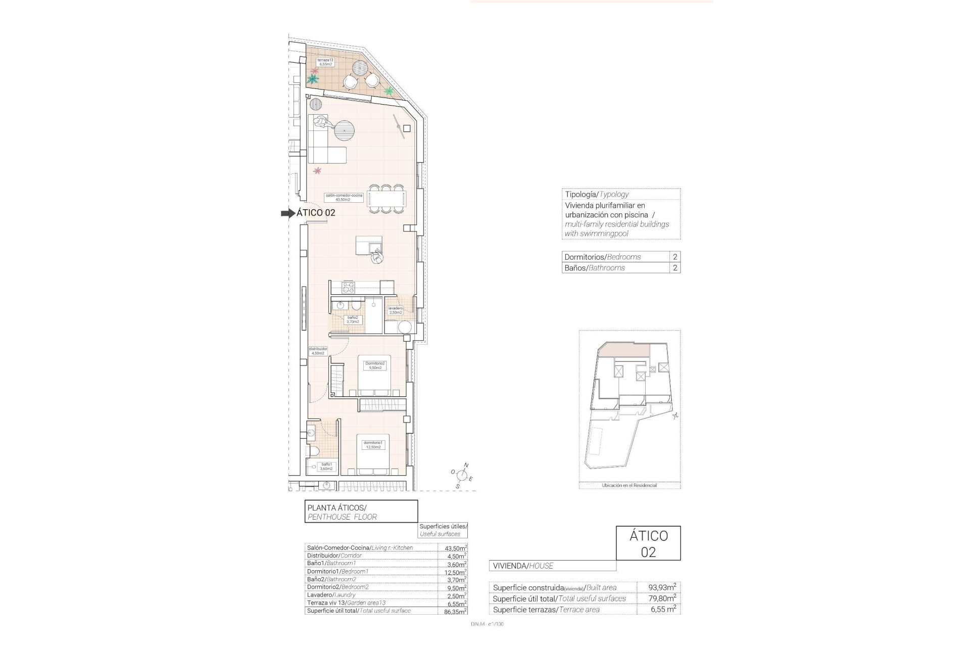 New Build - Apartment  - Hondón de las Nieves - Pueblo