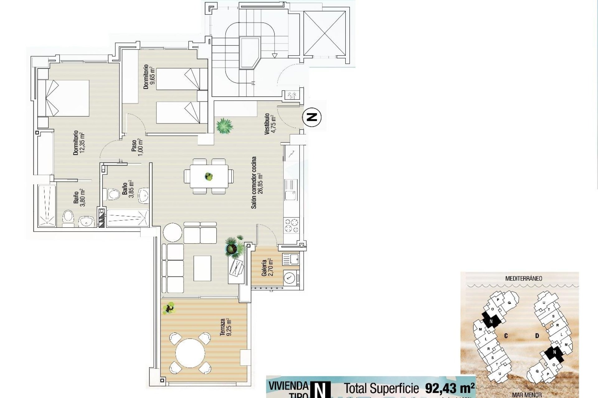 New Build - Apartment  - La Manga  - La Manga del Mar Menor