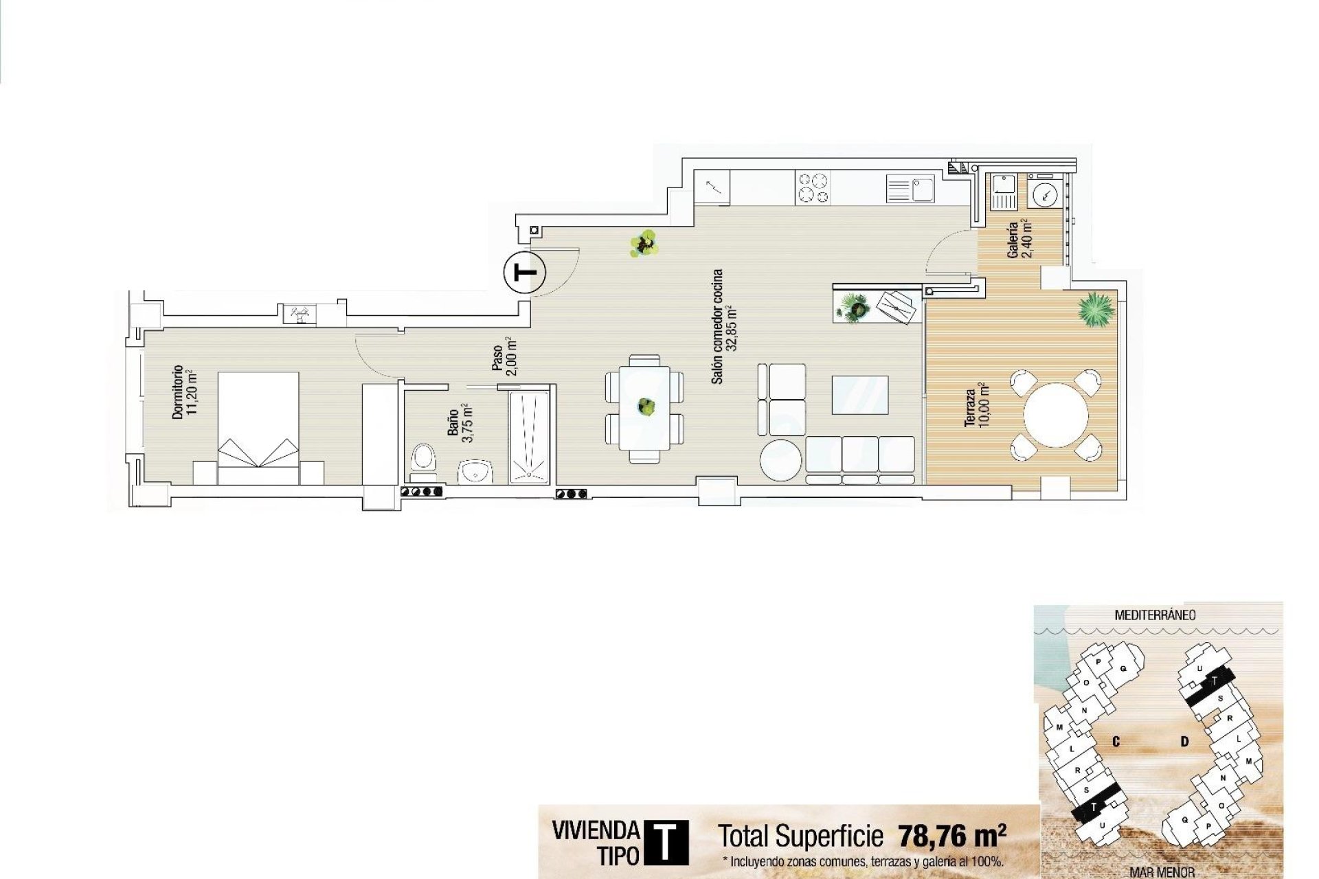 New Build - Apartment  - La Manga  - La Manga del Mar Menor