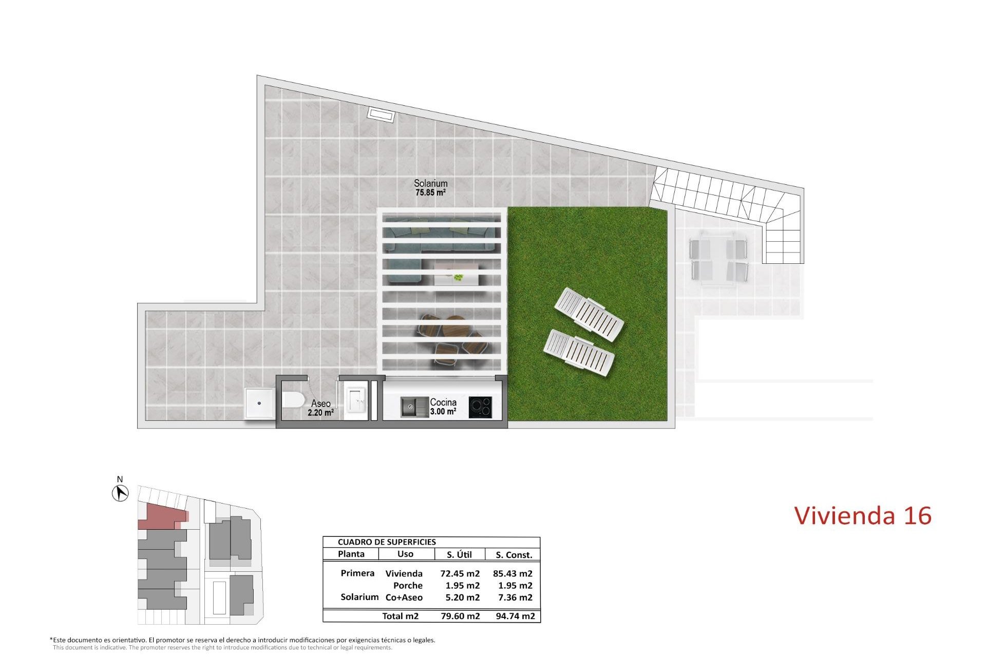 New Build - Apartment  - Pilar de la Horadada - pueblo