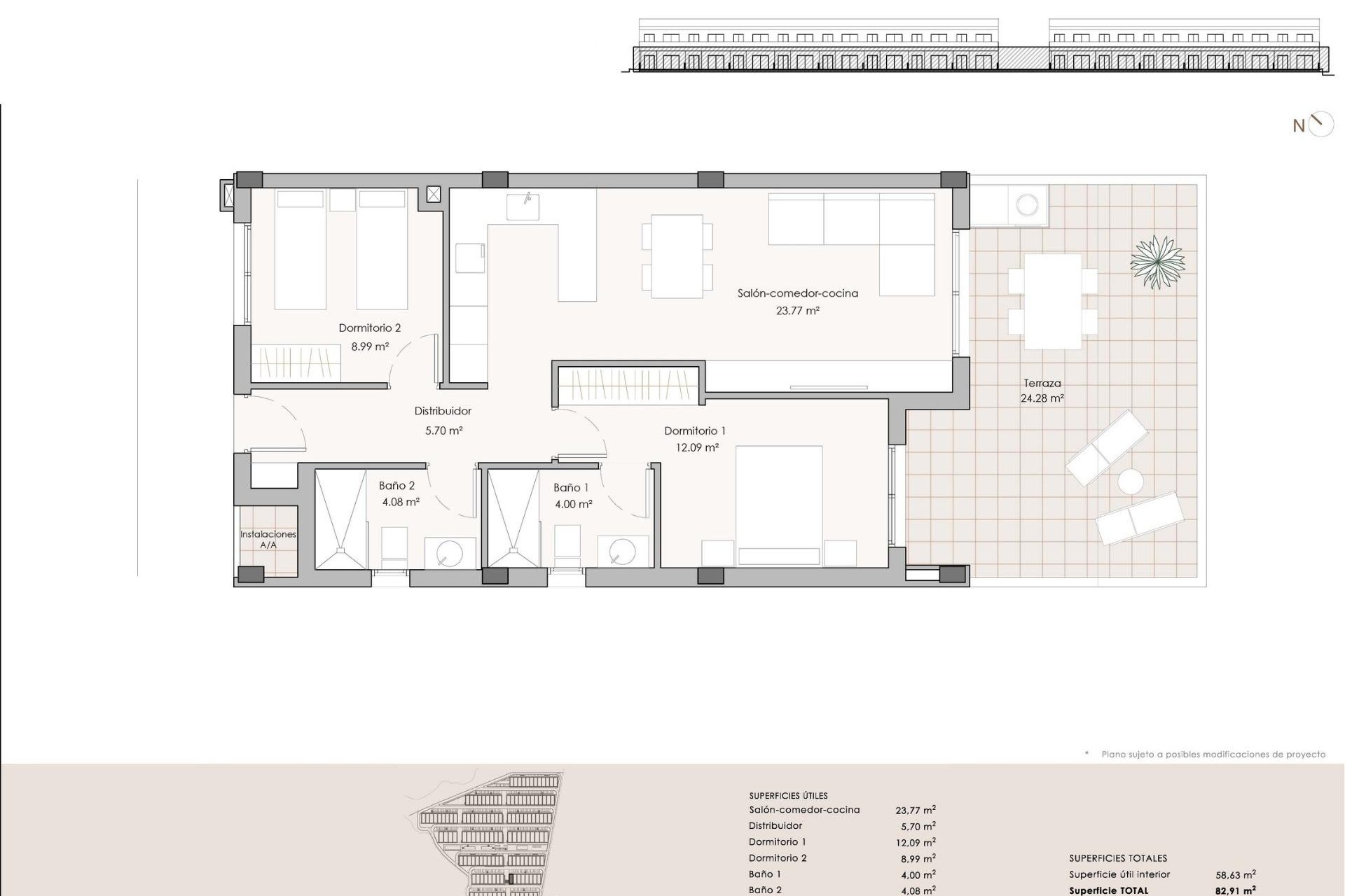 New Build - Apartment  - Pulpi - Aguilón Golf