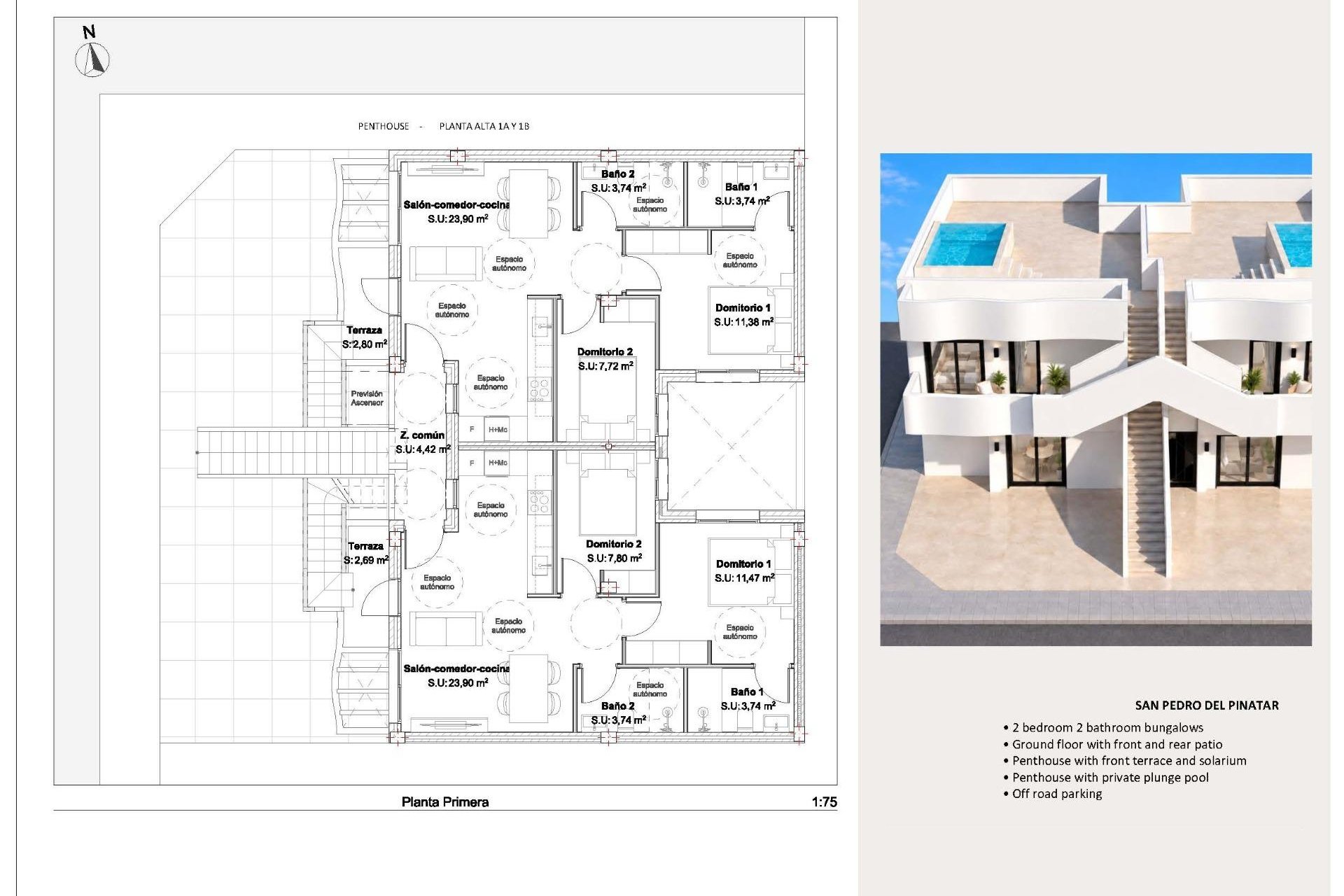 New Build - Apartment  - San Pedro del Pinatar - Los Peñascos