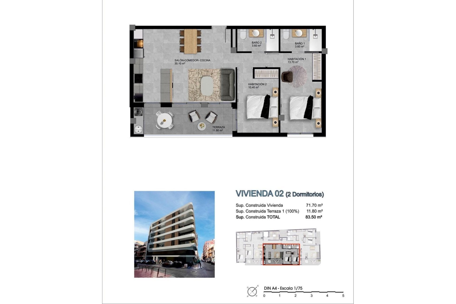 New Build - Apartment  - Santa Pola - pueblo