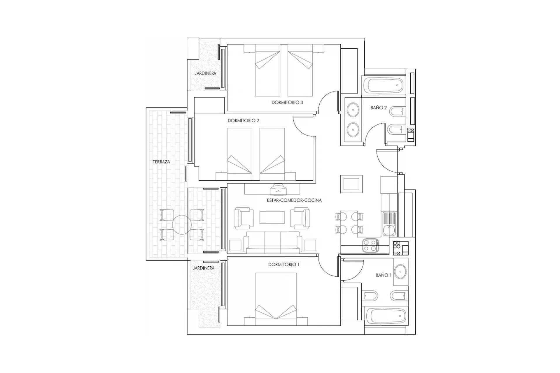 New Build - Apartment  - Vera
