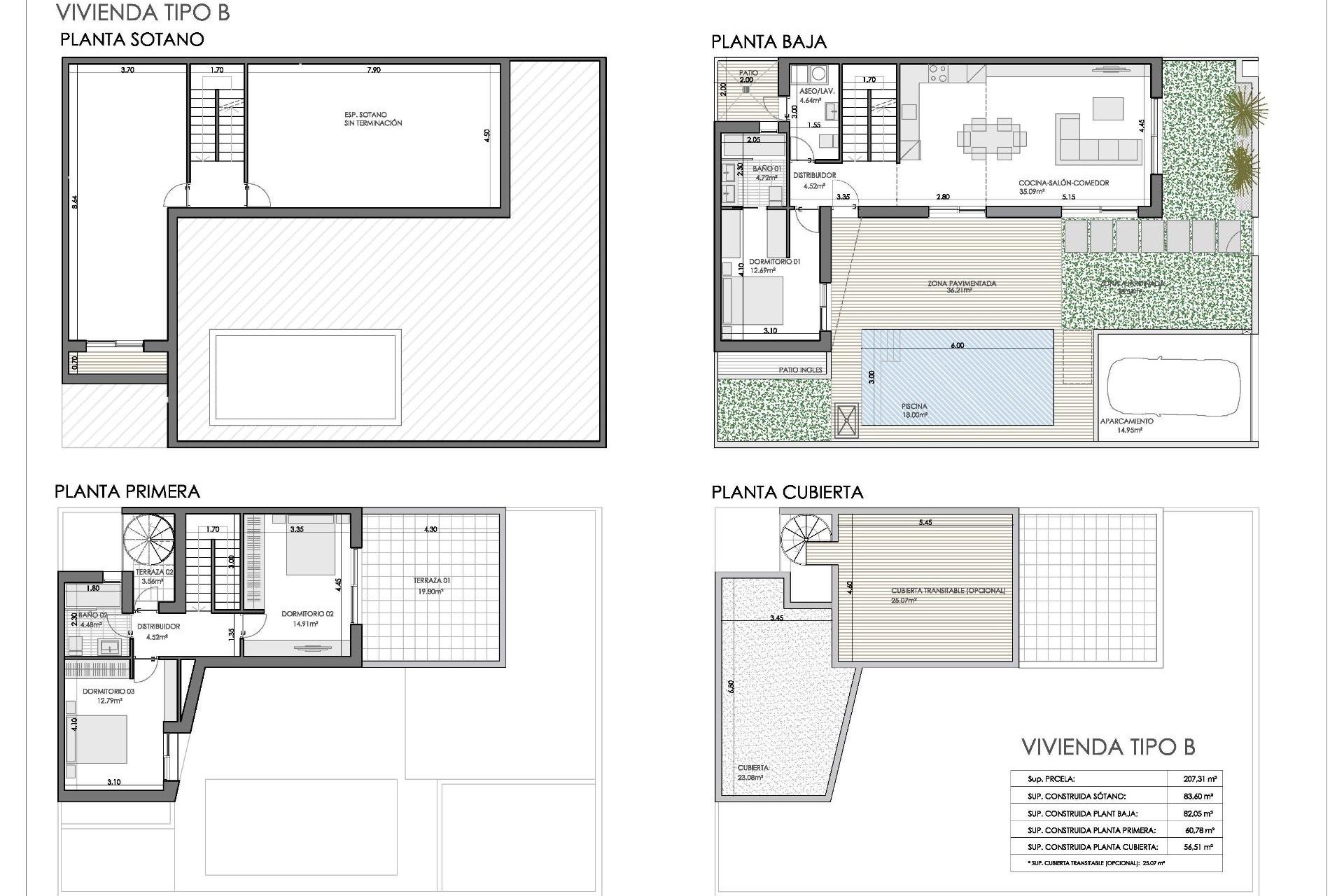 New Build - Semi-detached Villa - Bigastro - Loma Alta