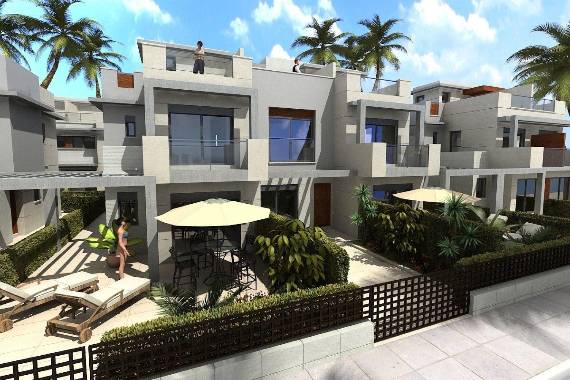 New Build - Semi-detached Villa - Mazarrón - Puerto de Mazarron