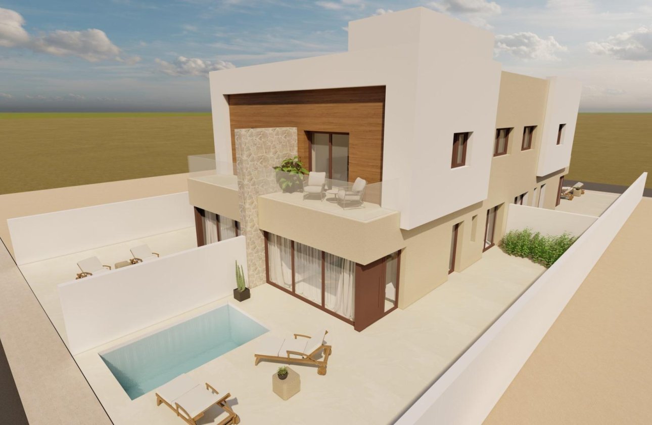 New Build - Semi-detached Villa - San Javier - pueblo