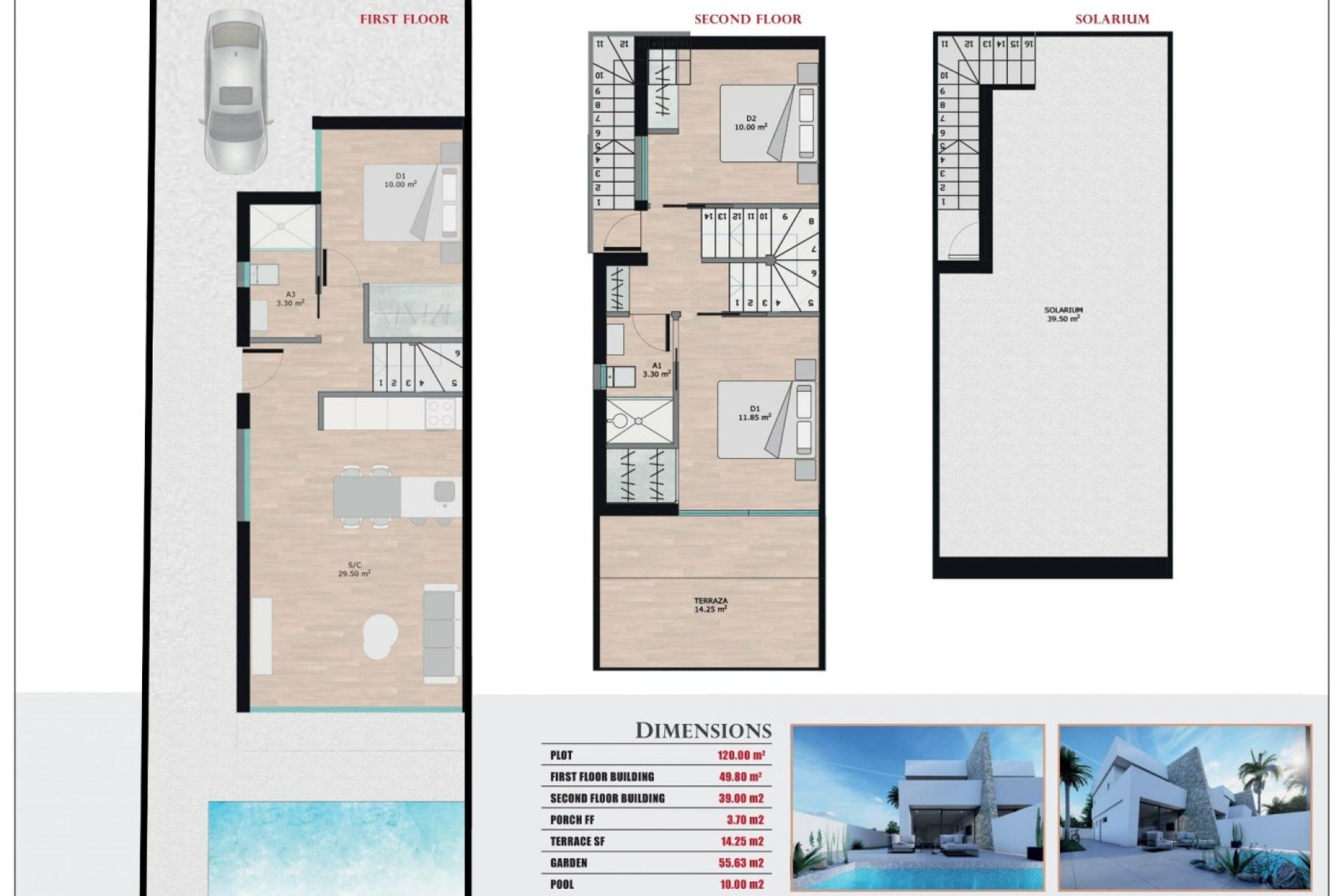New Build - Semi-detached Villa - San Javier