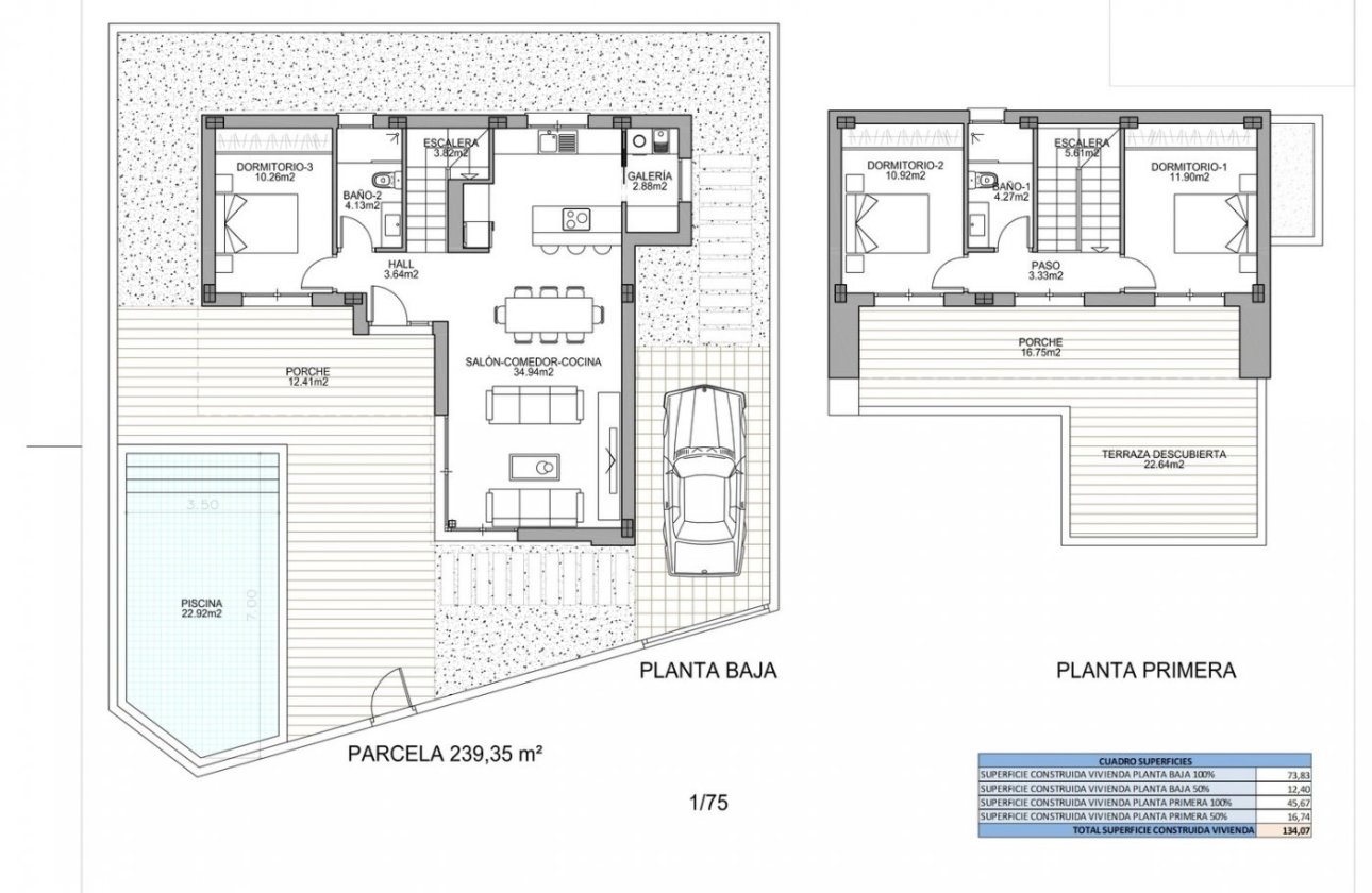 New Build - Villa - Benijofar - Polideportivo