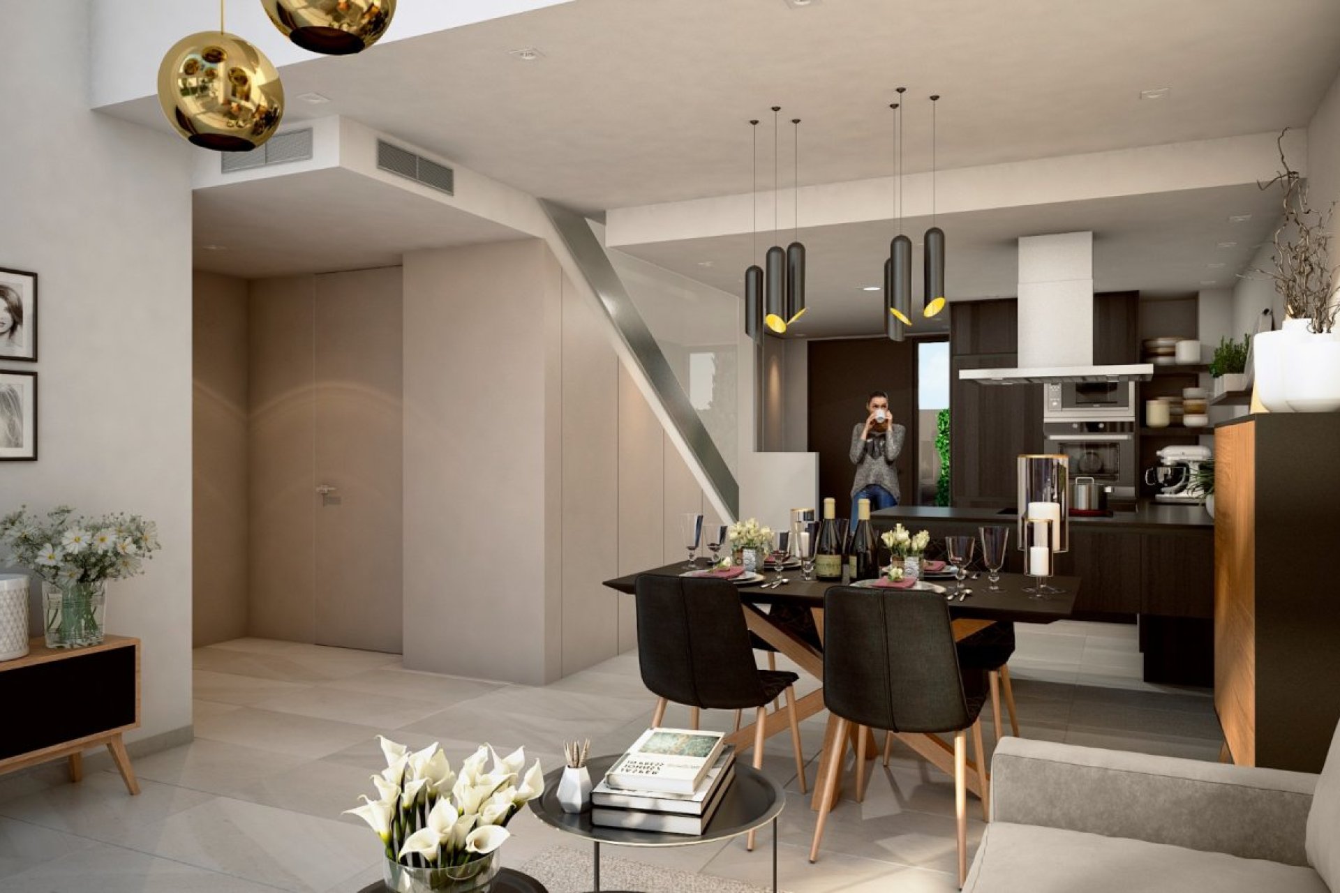 New Build - Villa / ikerházfél - Algorfa