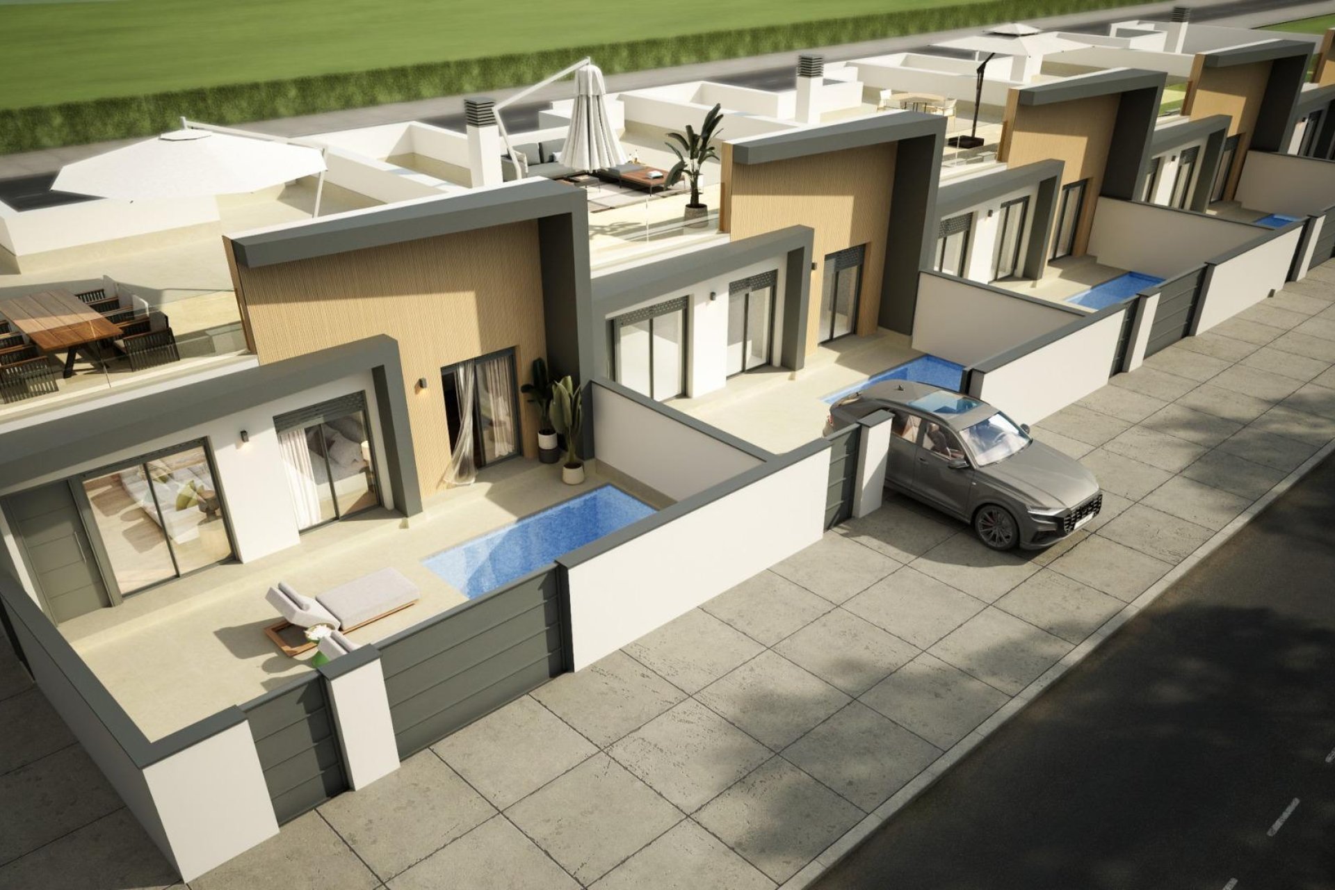 New Build - Villa / ikerházfél - Avileses