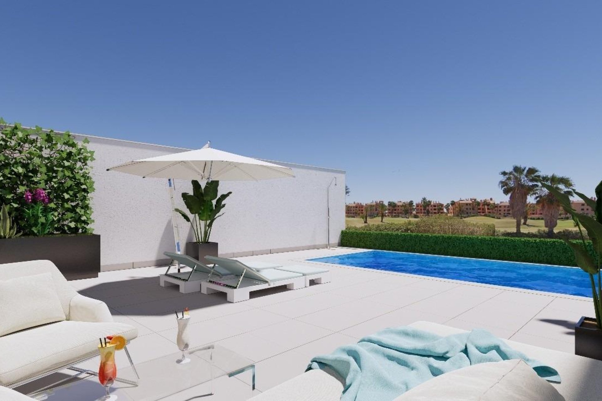 New Build - Villa / ikerházfél - Los Alcázares - Serena Golf