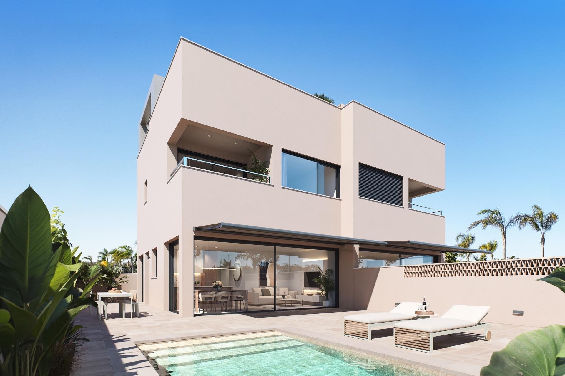 New Build - Villa / ikerházfél - Pilar de la Horadada