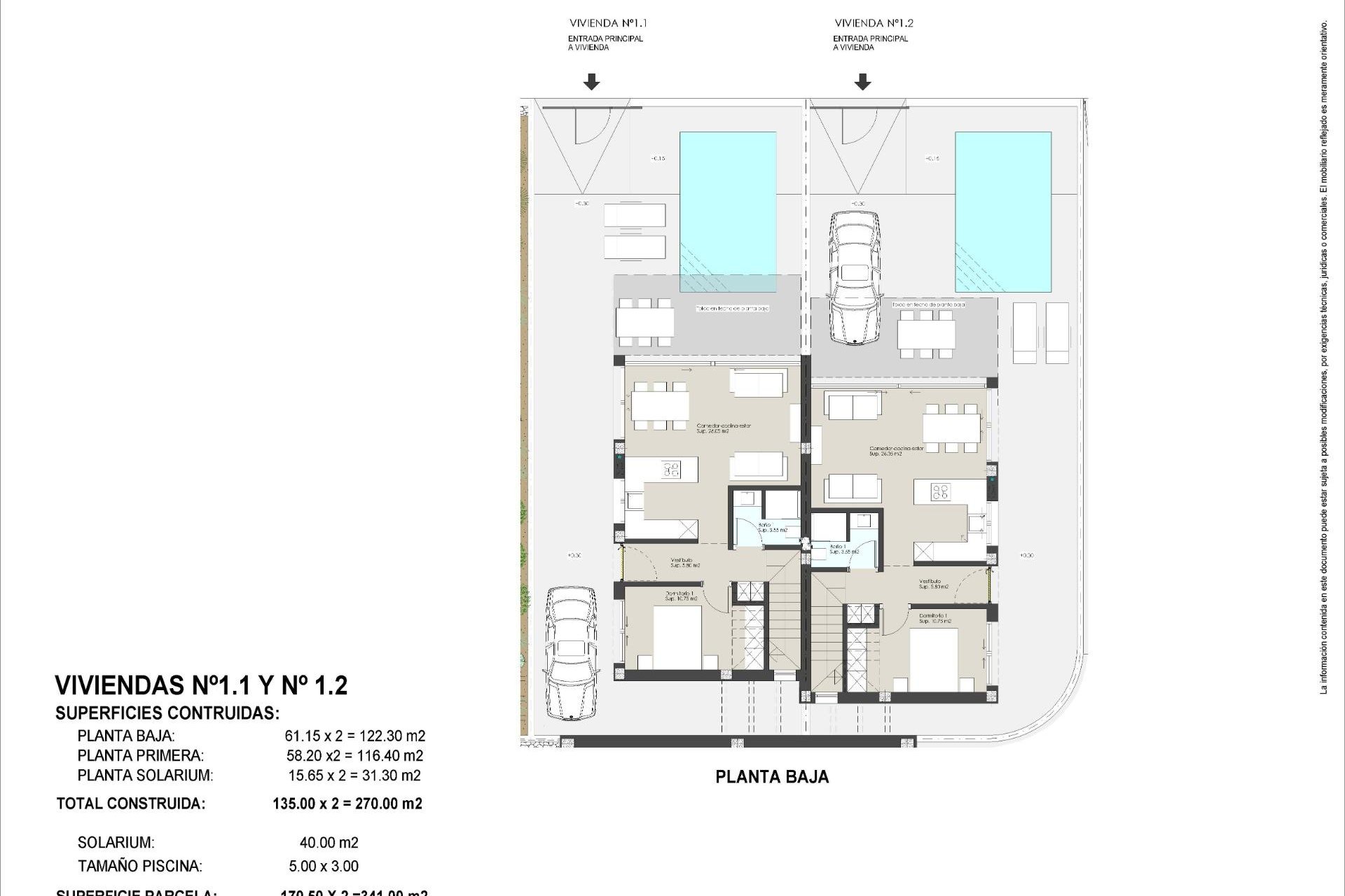 New Build - Villa / ikerházfél - Pilar de la Horadada