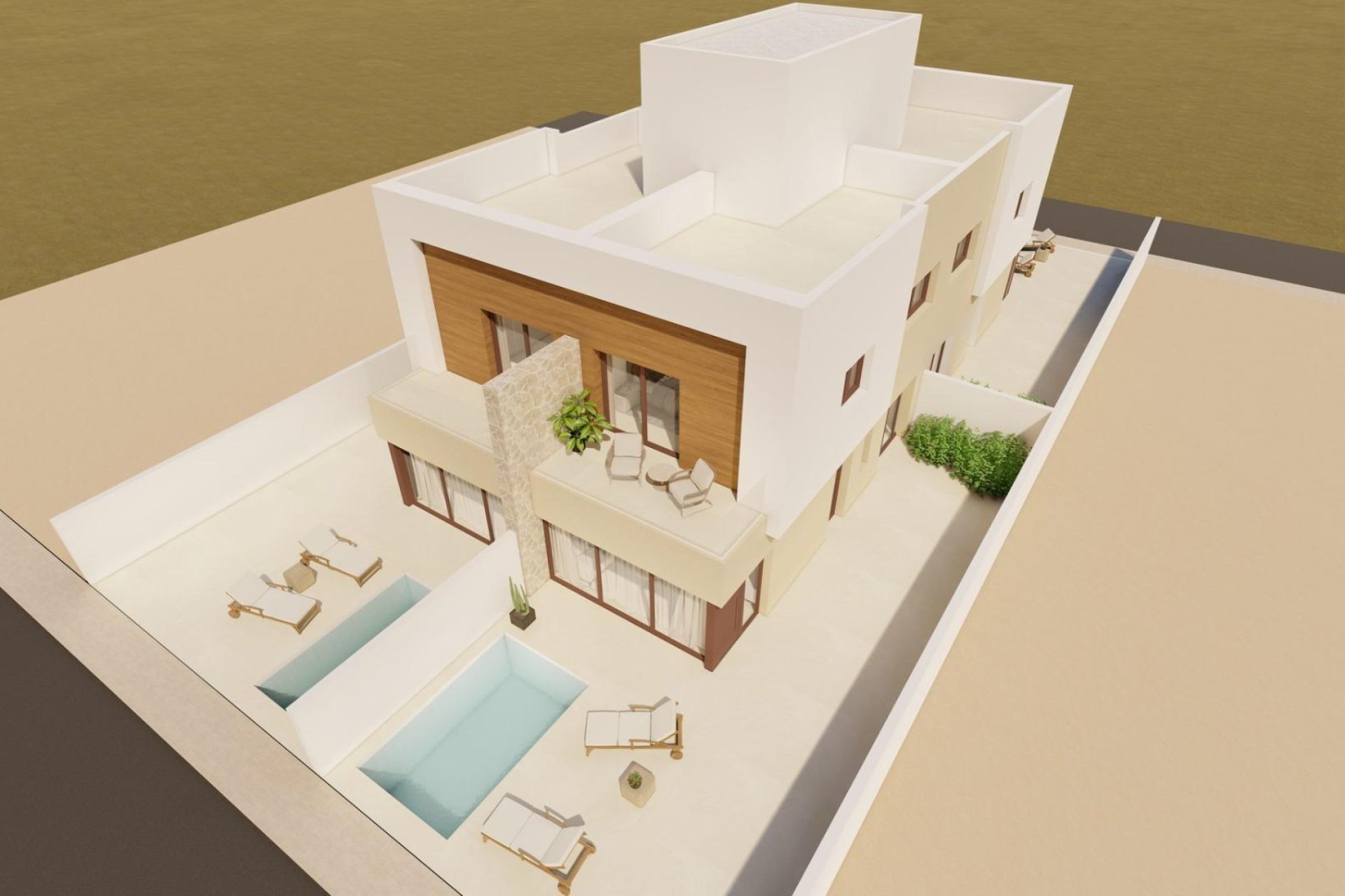 New Build - Villa / ikerházfél - San Javier - pueblo