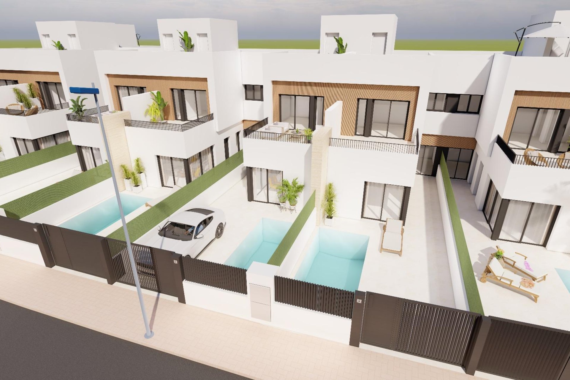 New Build - Villa / ikerházfél - Santiago de la Ribera