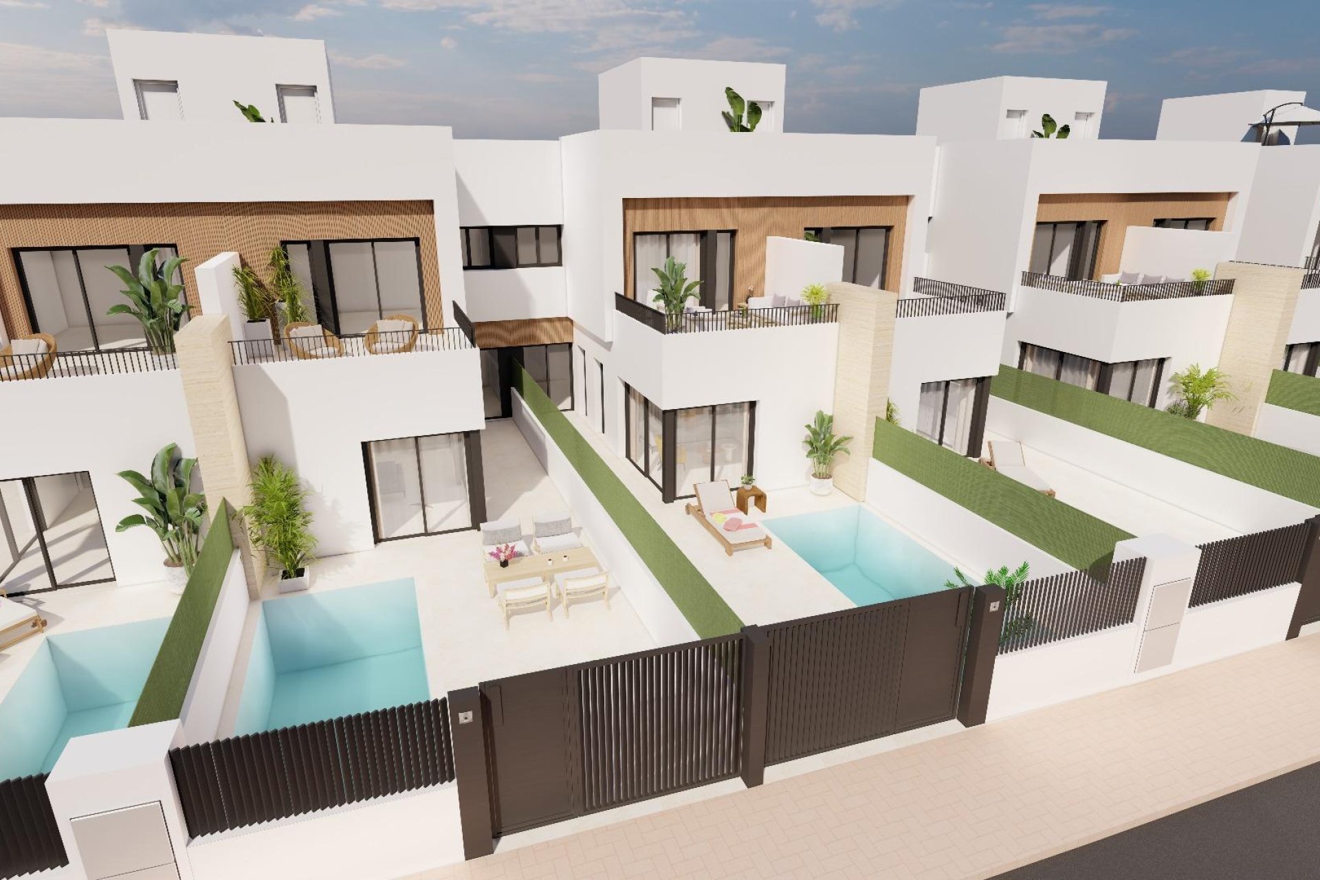New Build - Villa / ikerházfél - Santiago de la Ribera