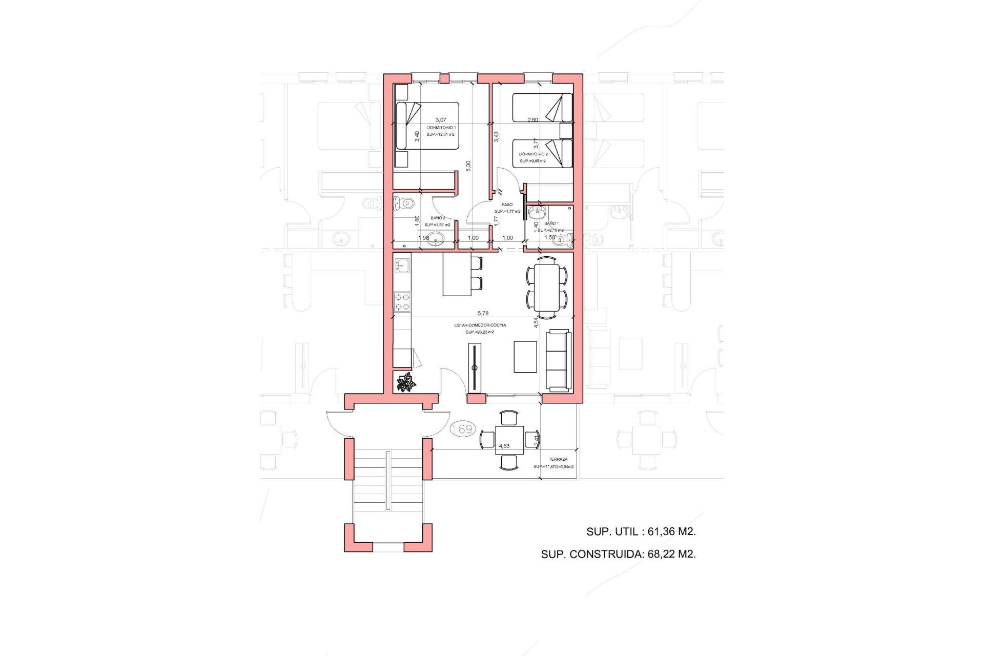 Nieuwbouw  - Appartement  - Fuente Álamo - La Pinilla