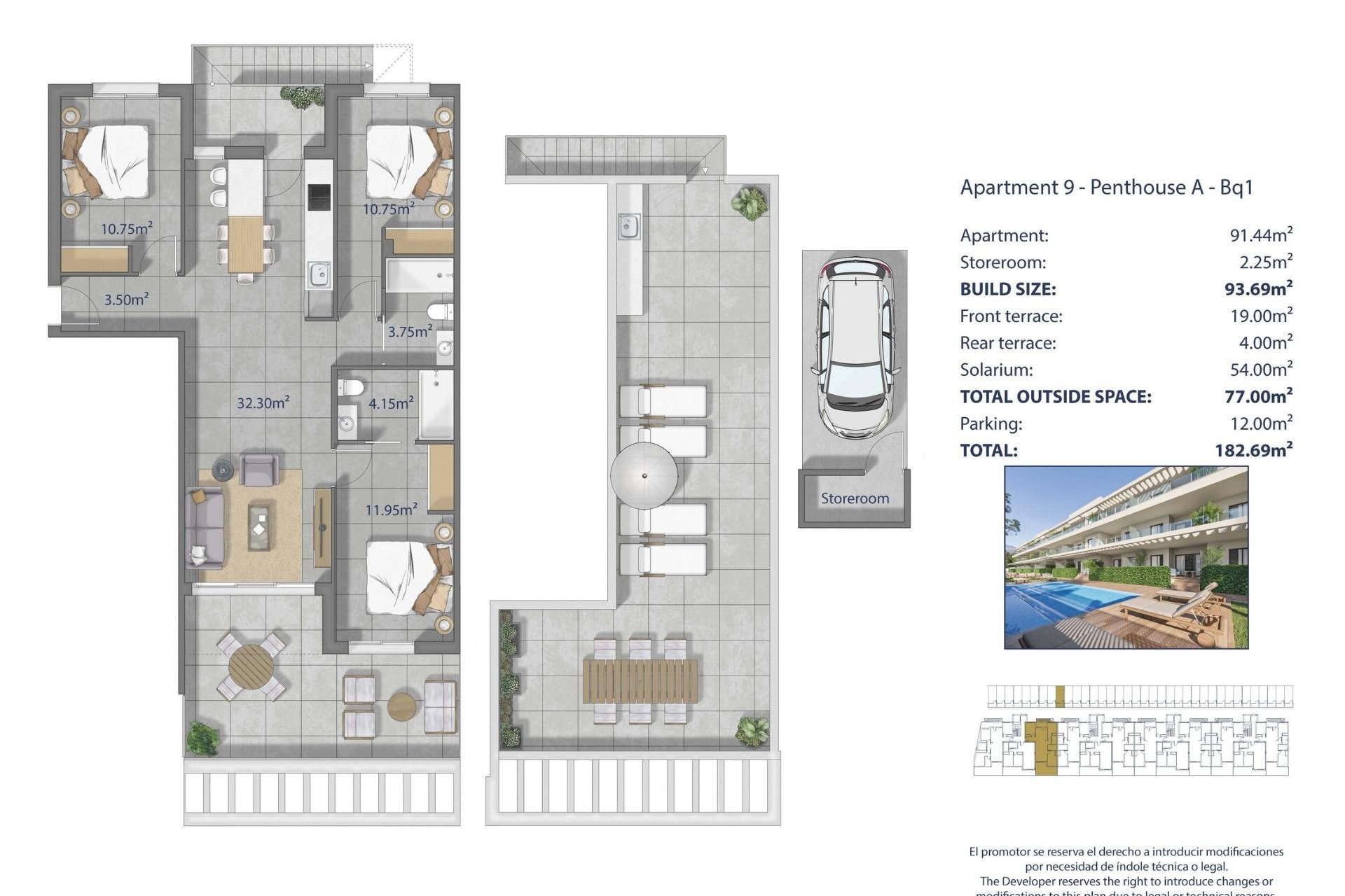 Nieuwbouw  - Appartement  - Los Alcázares - Los Narejos