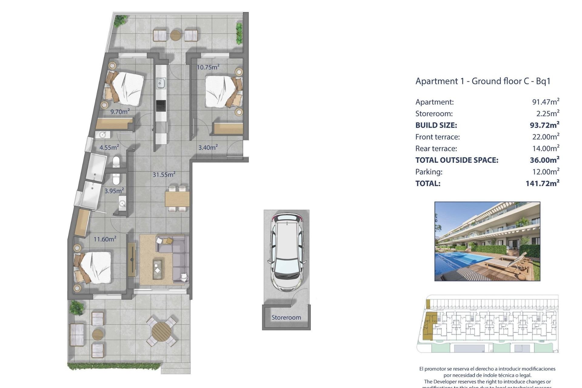Nieuwbouw  - Appartement  - Los Alcázares - Los Narejos