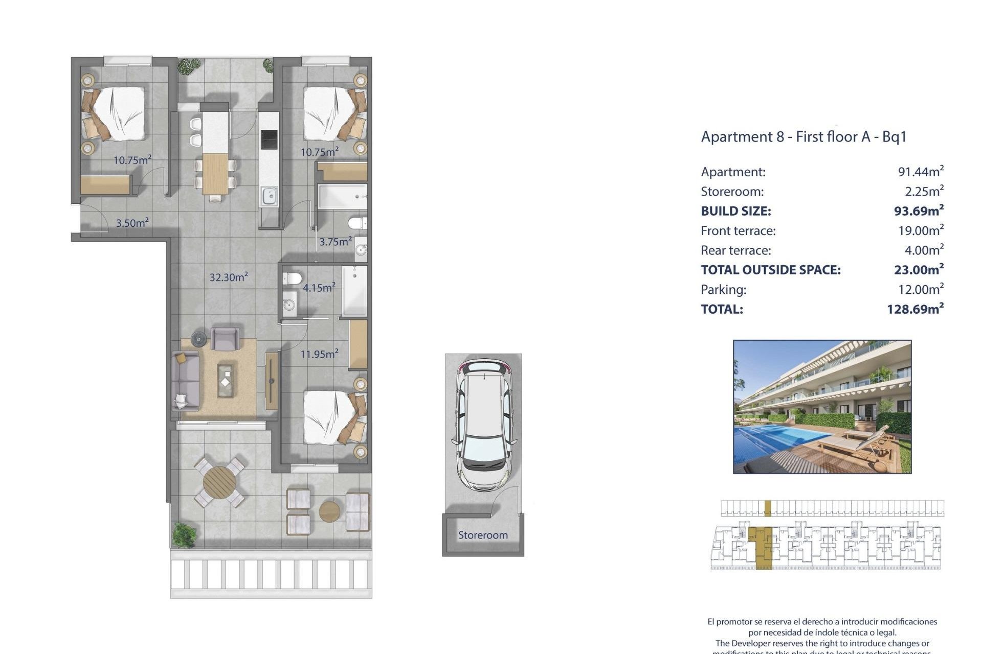 Nieuwbouw  - Appartement  - Los Alcázares - Los Narejos