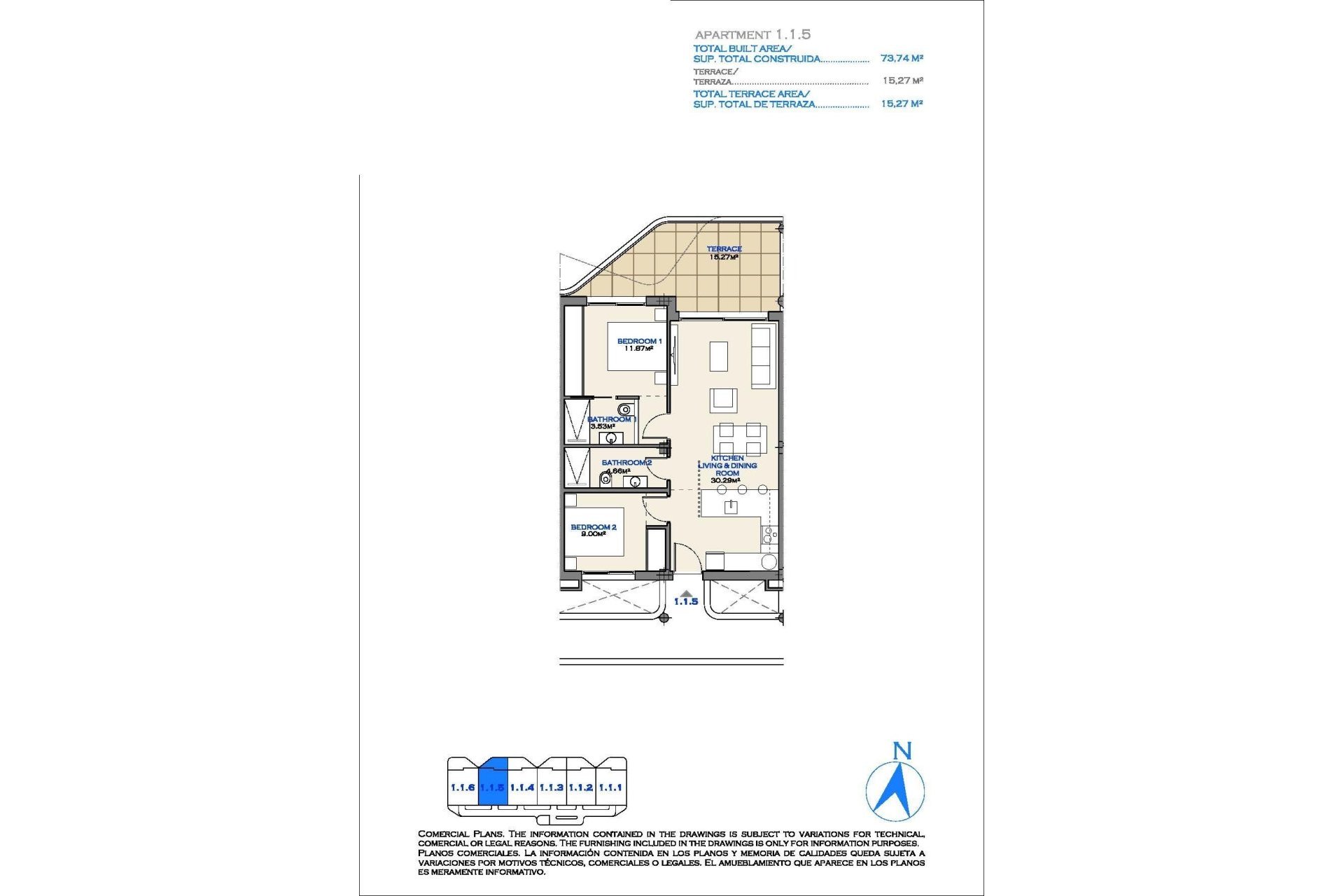 Nieuwbouw  - Appartement  - Los Alcázares - Serena Golf