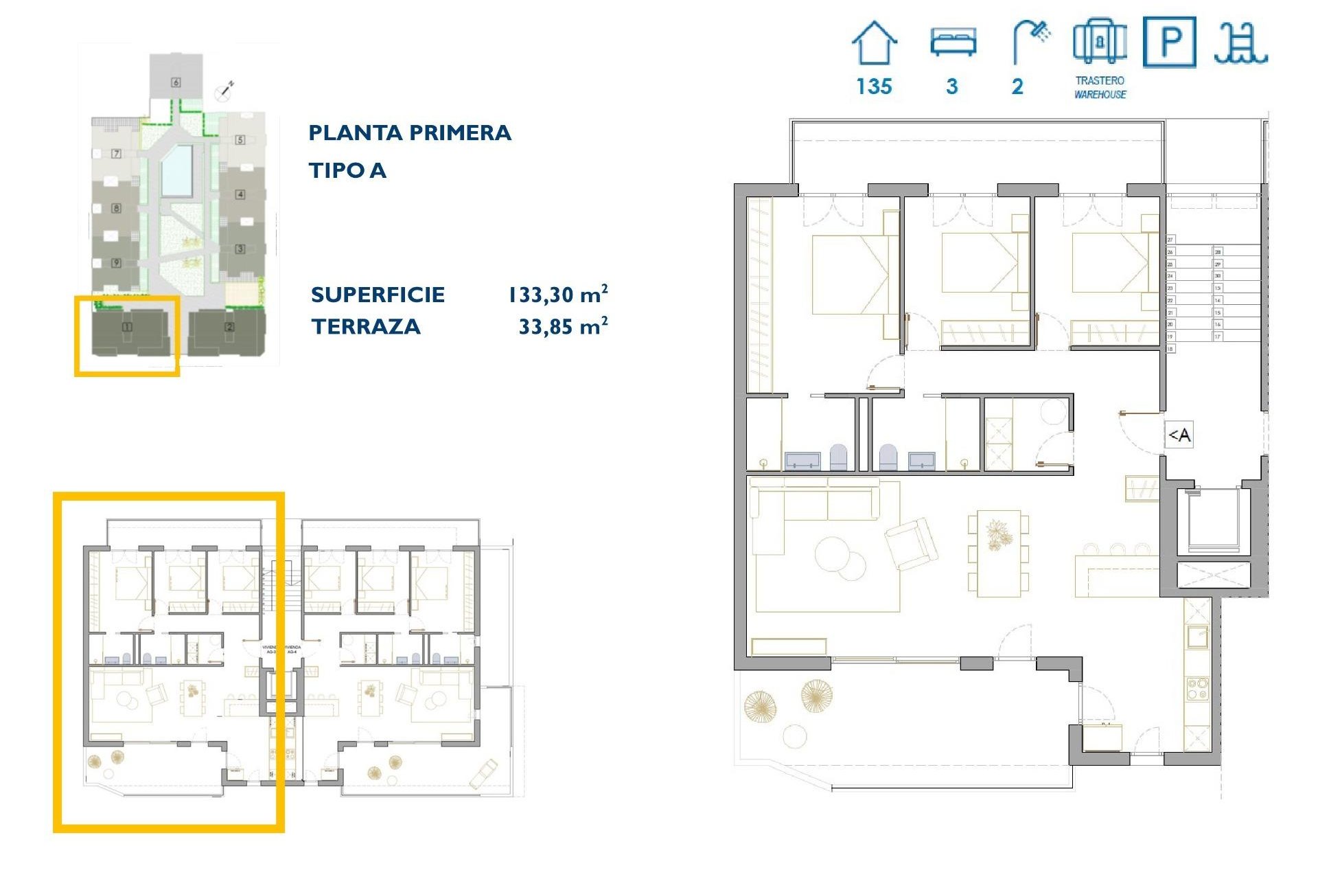 Nieuwbouw  - Appartement  - San Pedro del Pinatar - Pueblo