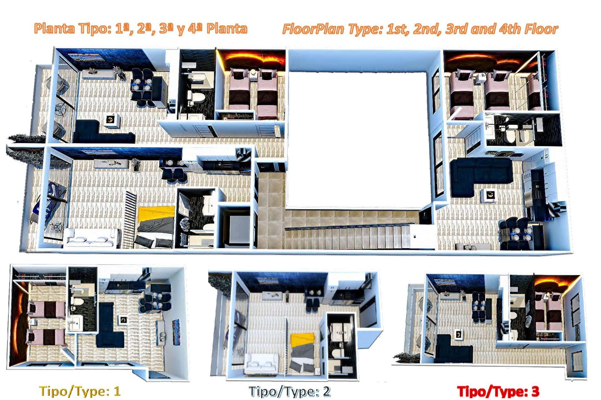 Nieuwbouw  - Appartement  - Torrevieja - Centro
