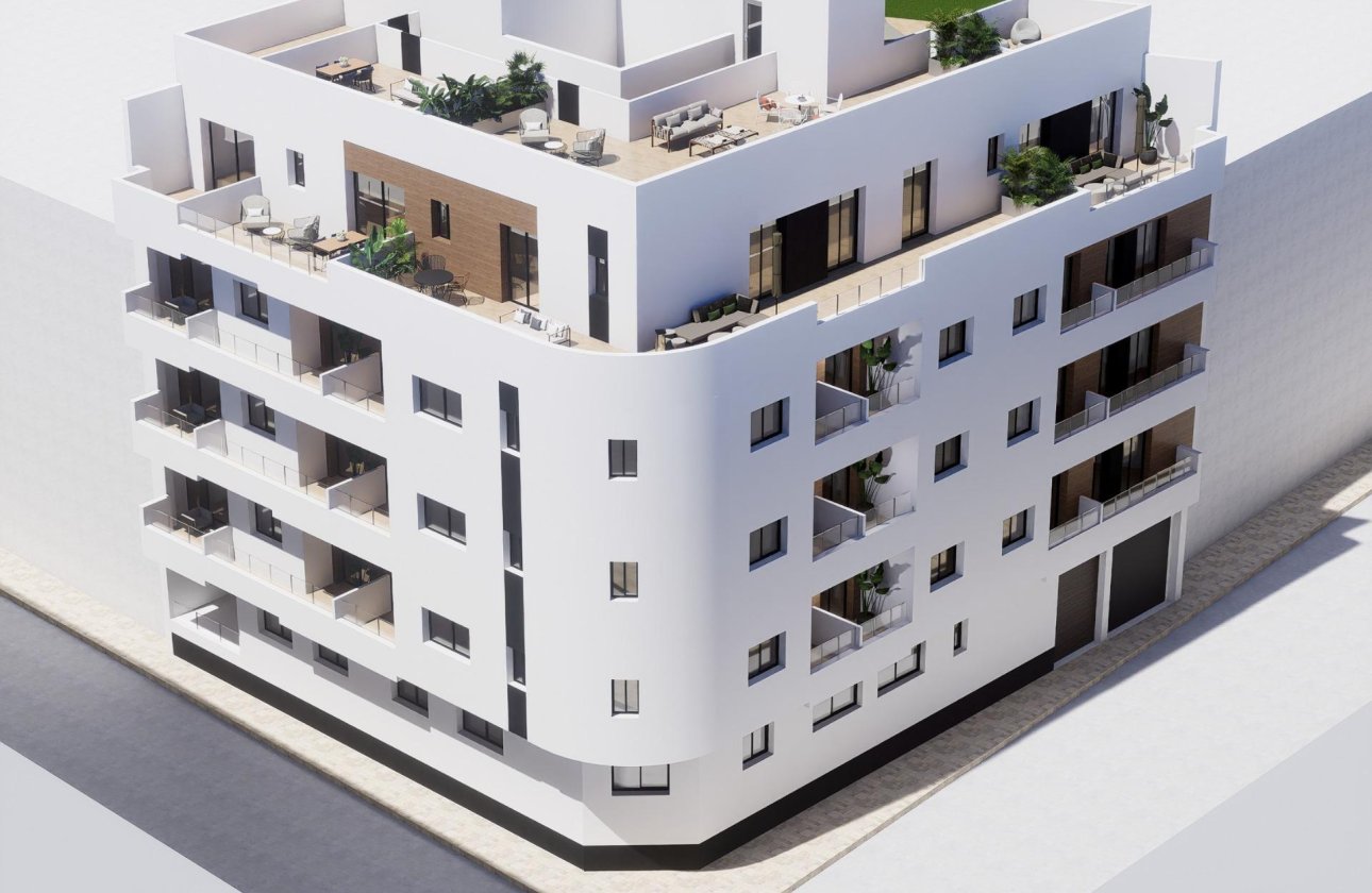 Nieuwbouw  - Appartement  - Torrevieja - pueblo
