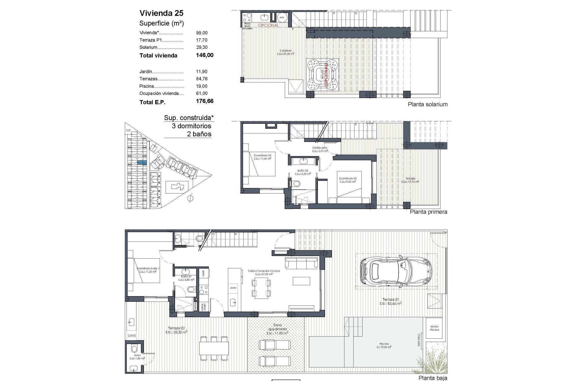 Nieuwbouw  - Halfvrijstaand Villa - Los Alcázares - Serena Golf