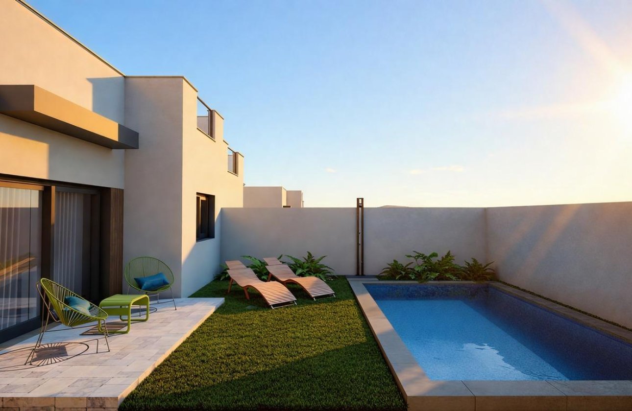 Nieuwbouw  - Halfvrijstaand Villa - Mazarrón - Mazarron