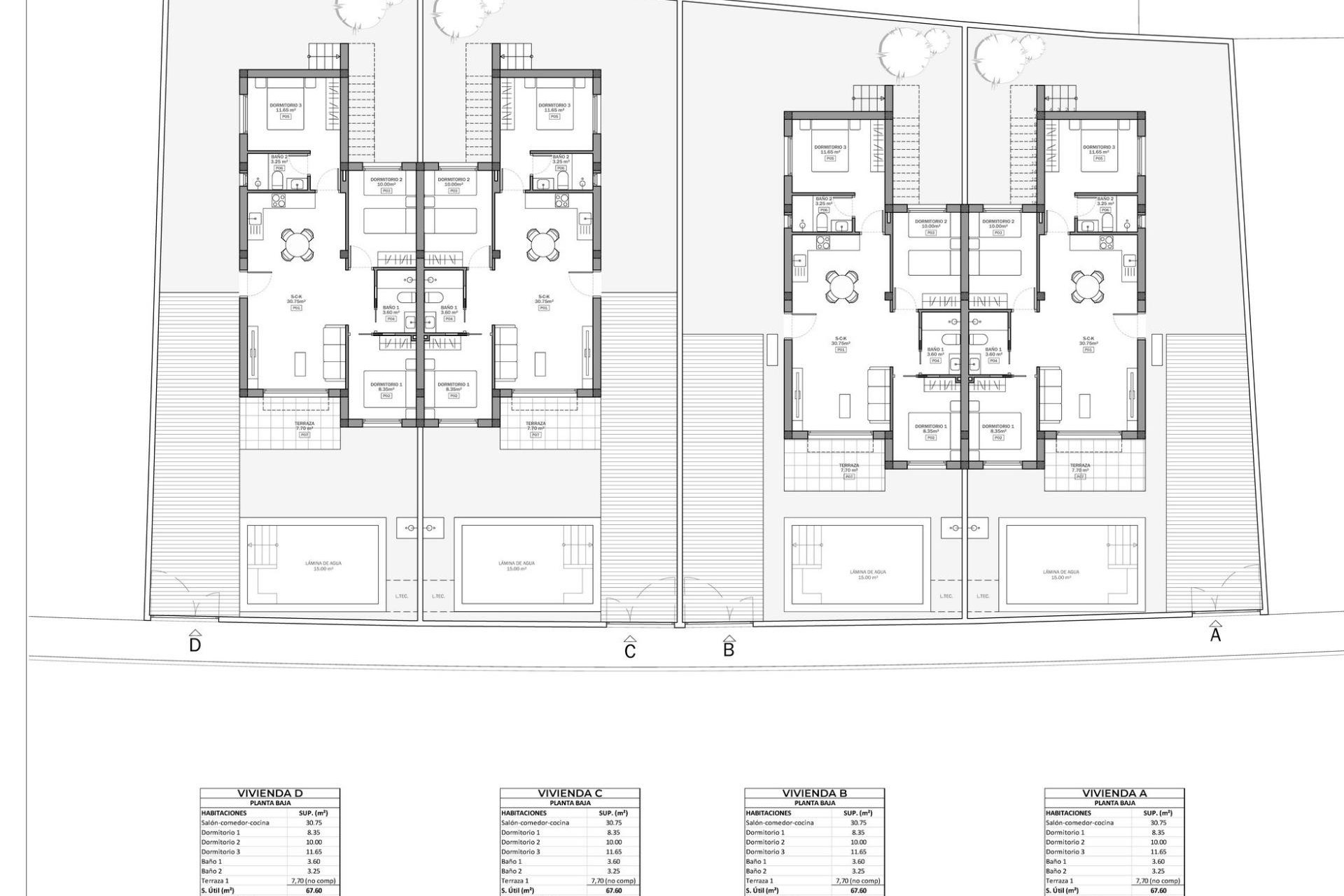 Nieuwbouw  - Halfvrijstaand Villa - Mazarrón - Mazarron