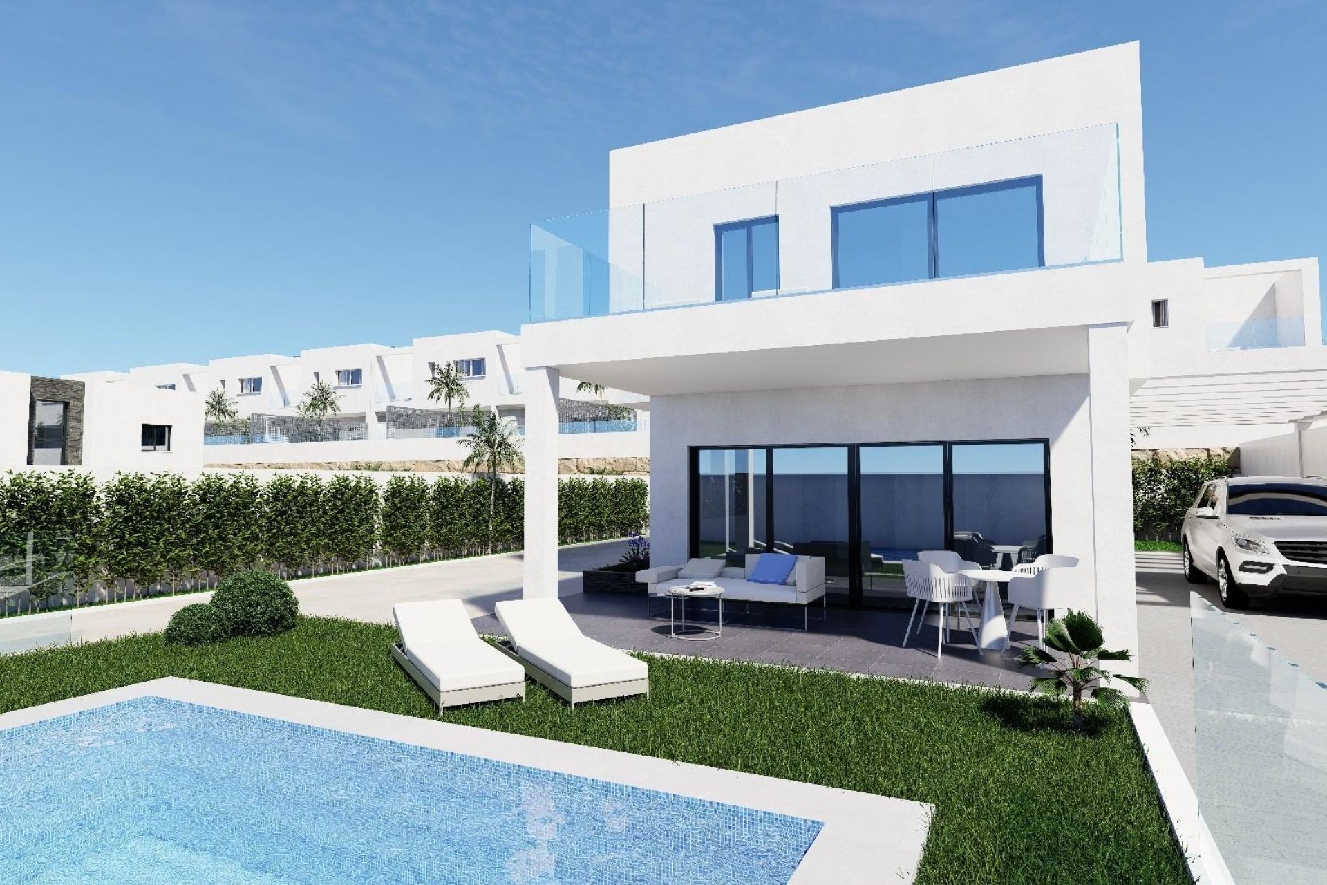 Nieuwbouw  - Halfvrijstaand Villa - Mojacar - Descargador