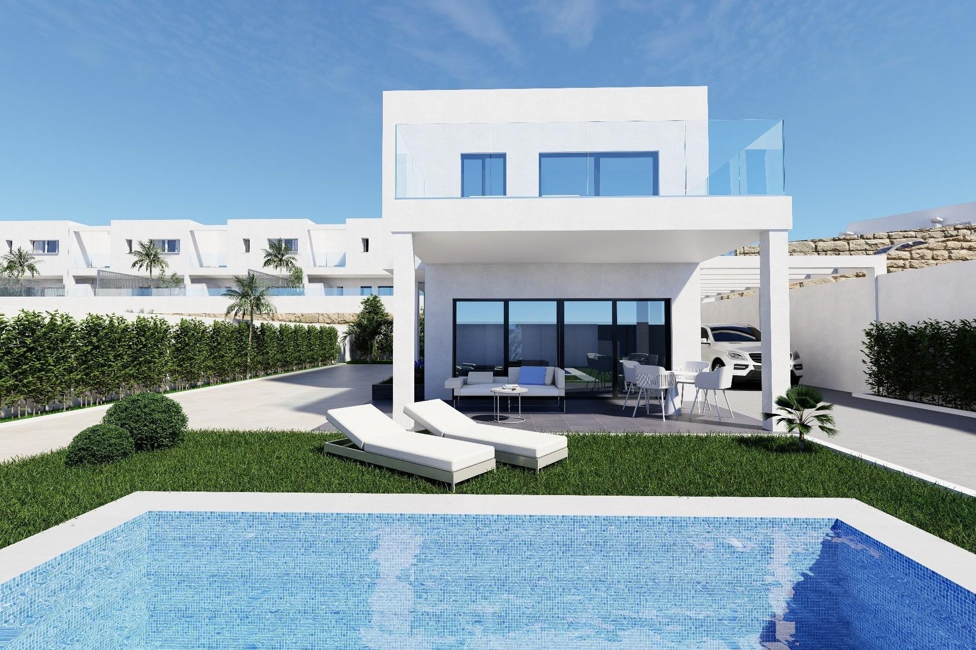 Nieuwbouw  - Halfvrijstaand Villa - Mojacar - Descargador