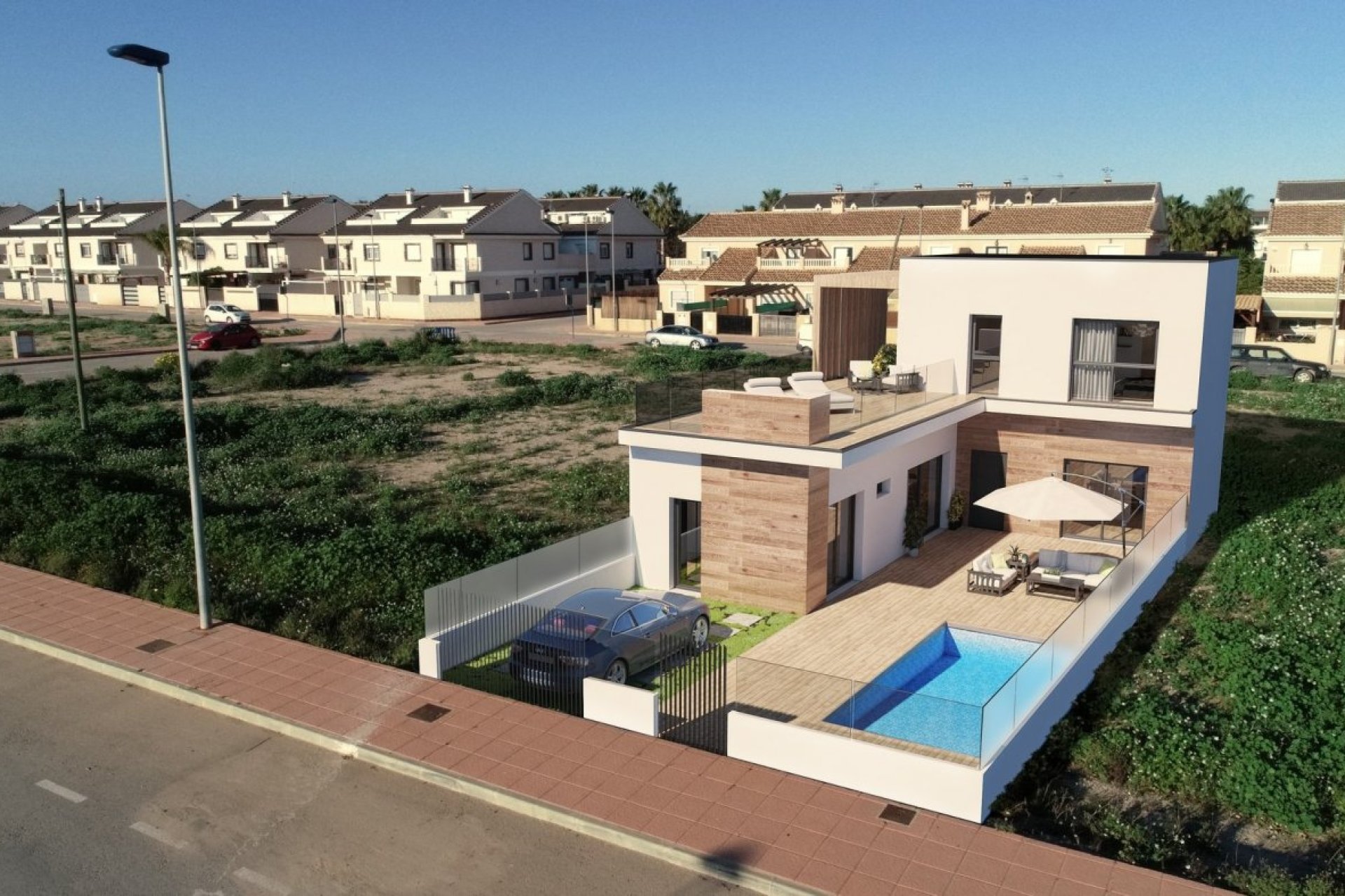 Nieuwbouw  - Halfvrijstaand Villa - San Javier - Parque del doce