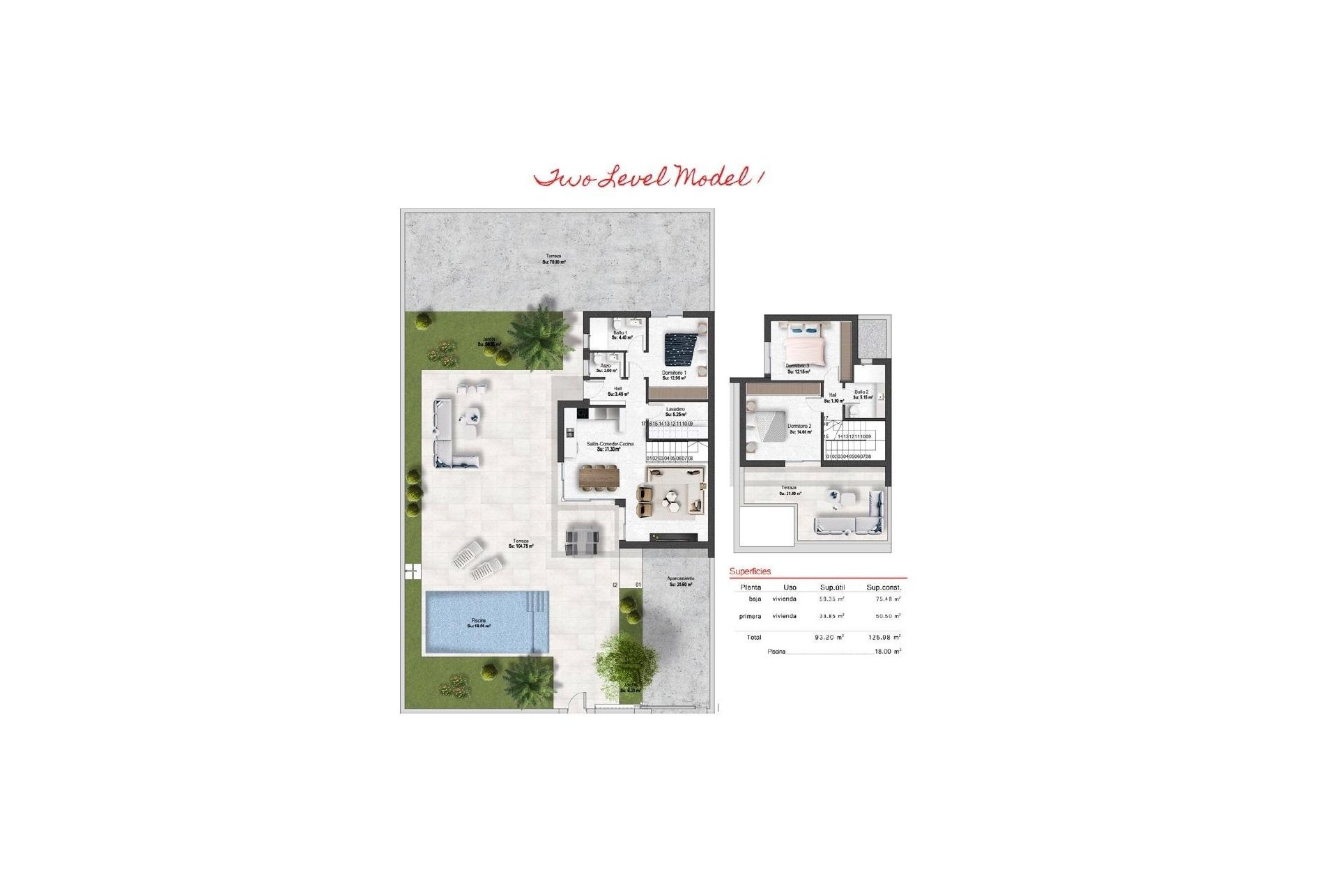 Nieuwbouw  - Villa - Baños y Mendigo - Altaona Golf
